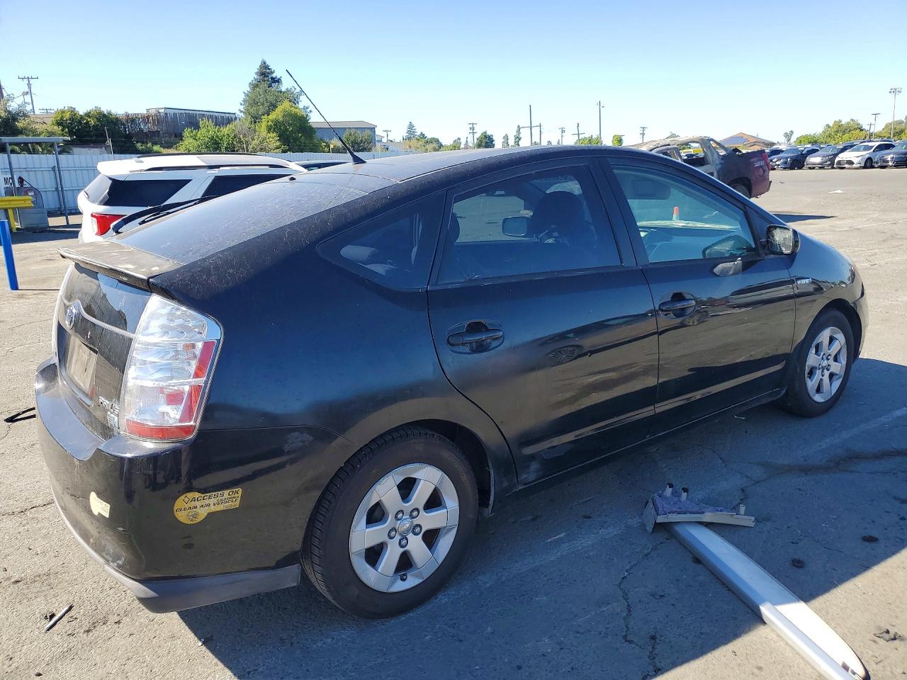 2006 Toyota Prius Base Black vin: JTDKB20U267532173