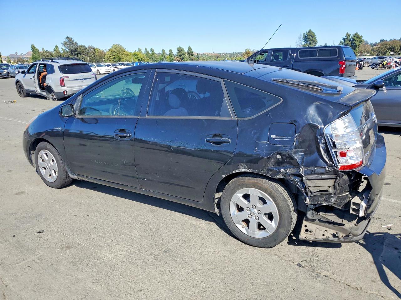 2006 Toyota Prius Base Black vin: JTDKB20U267532173