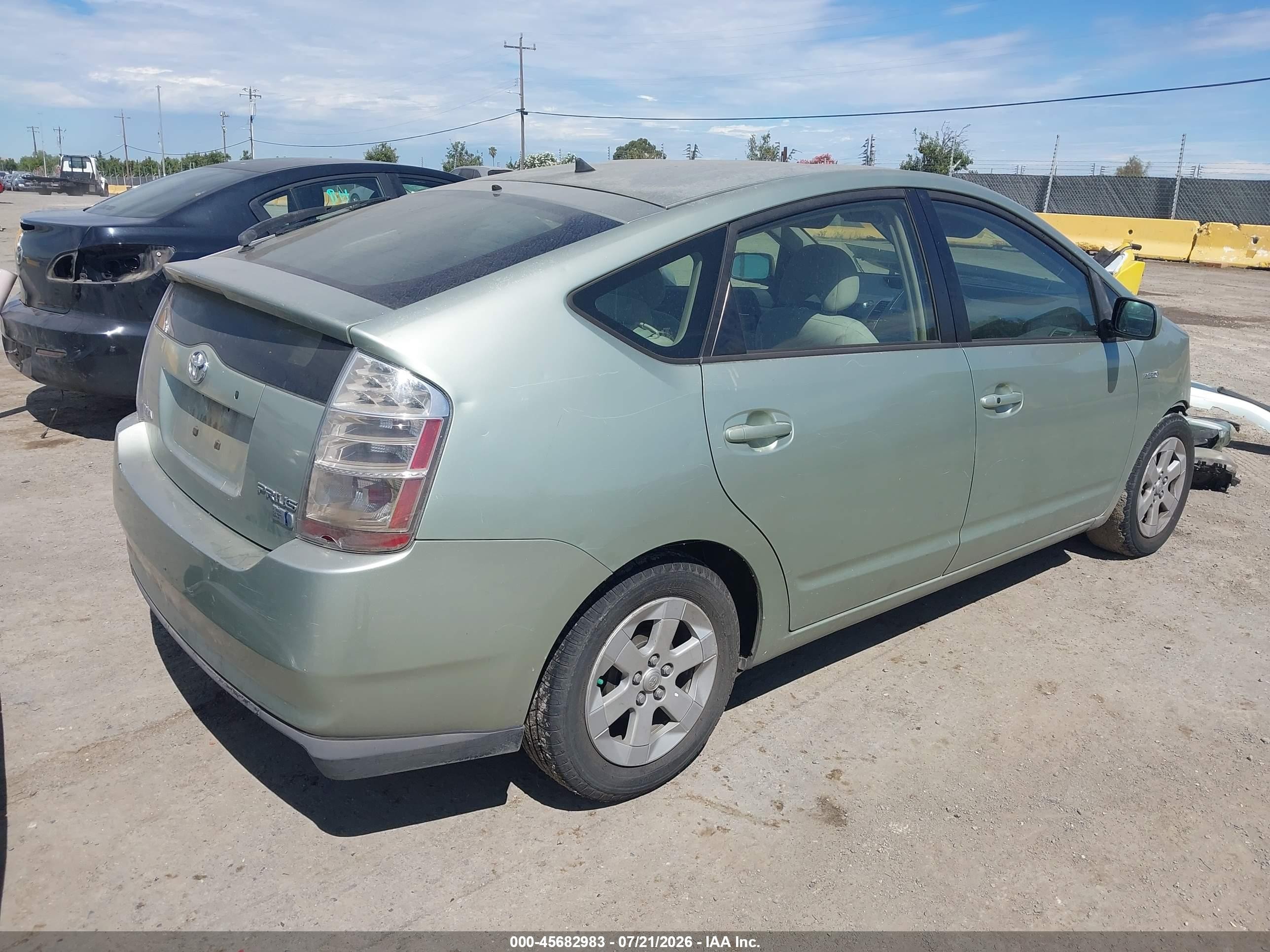 2006 Toyota Prius   Green vin: JTDKB20U267533470