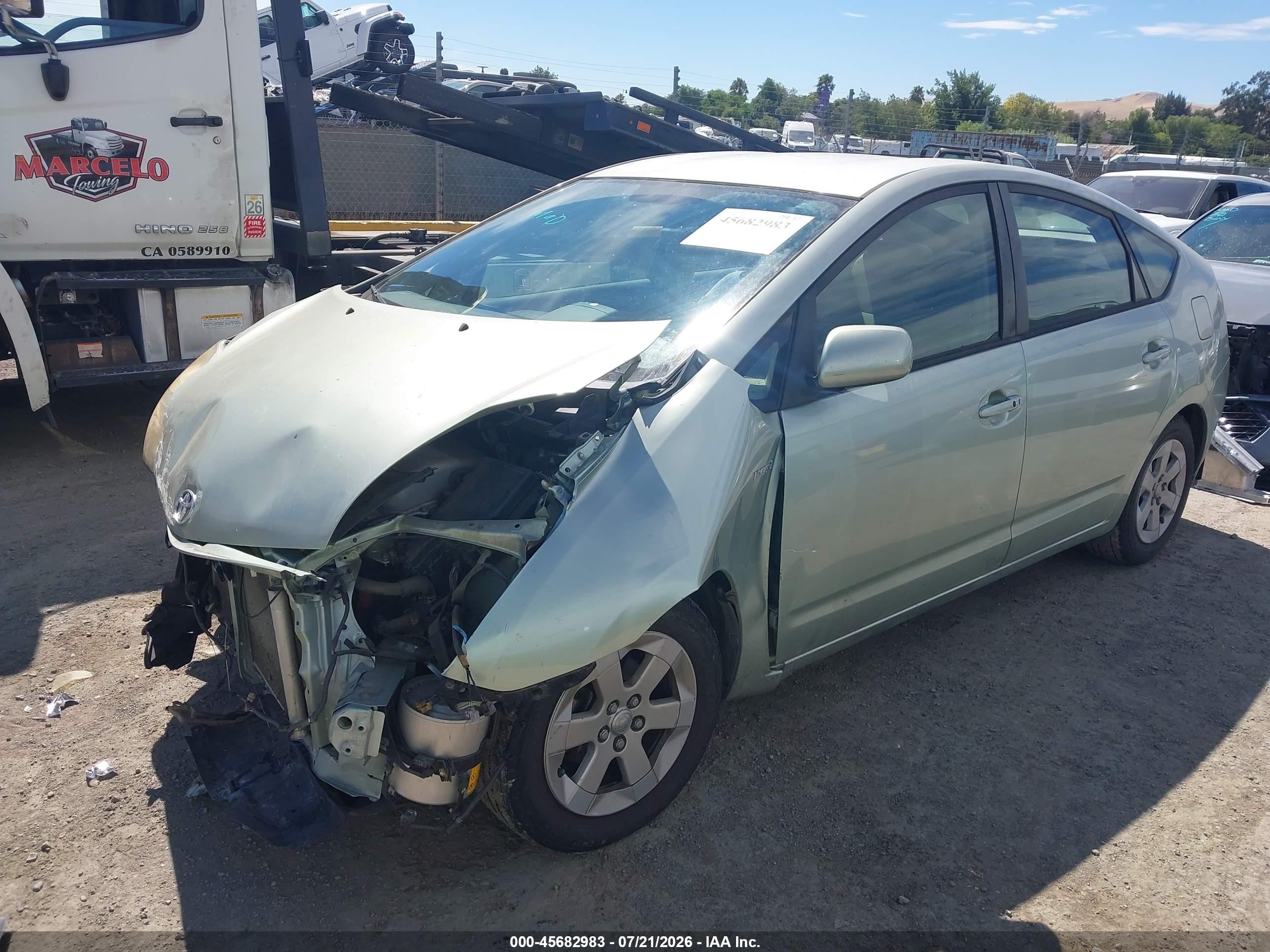 2006 Toyota Prius   Green vin: JTDKB20U267533470