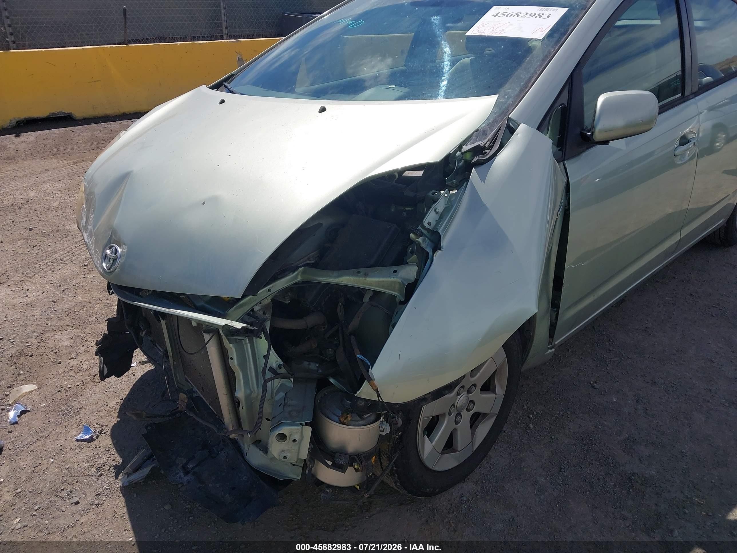 2006 Toyota Prius   Green vin: JTDKB20U267533470