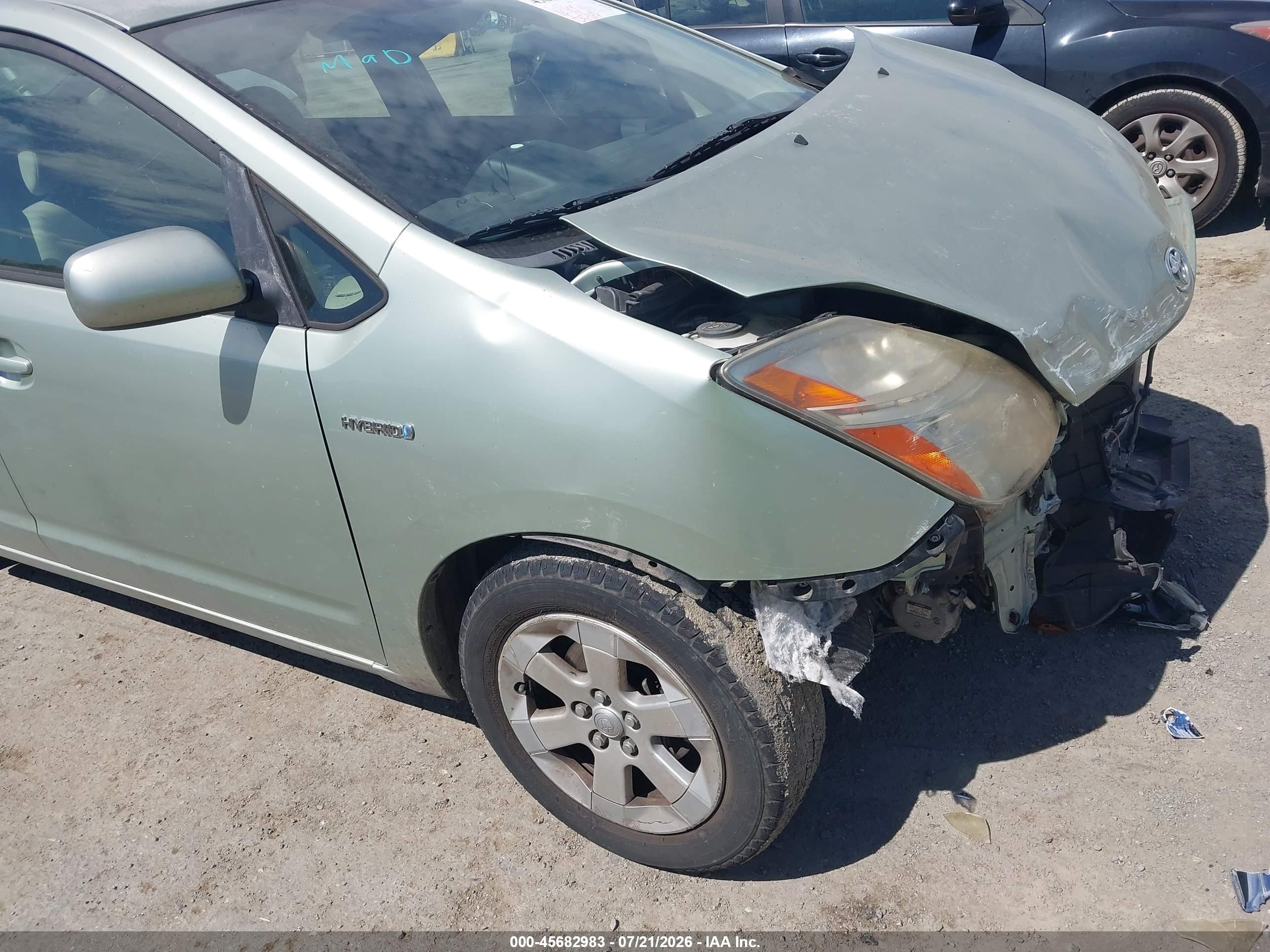 2006 Toyota Prius   Green vin: JTDKB20U267533470