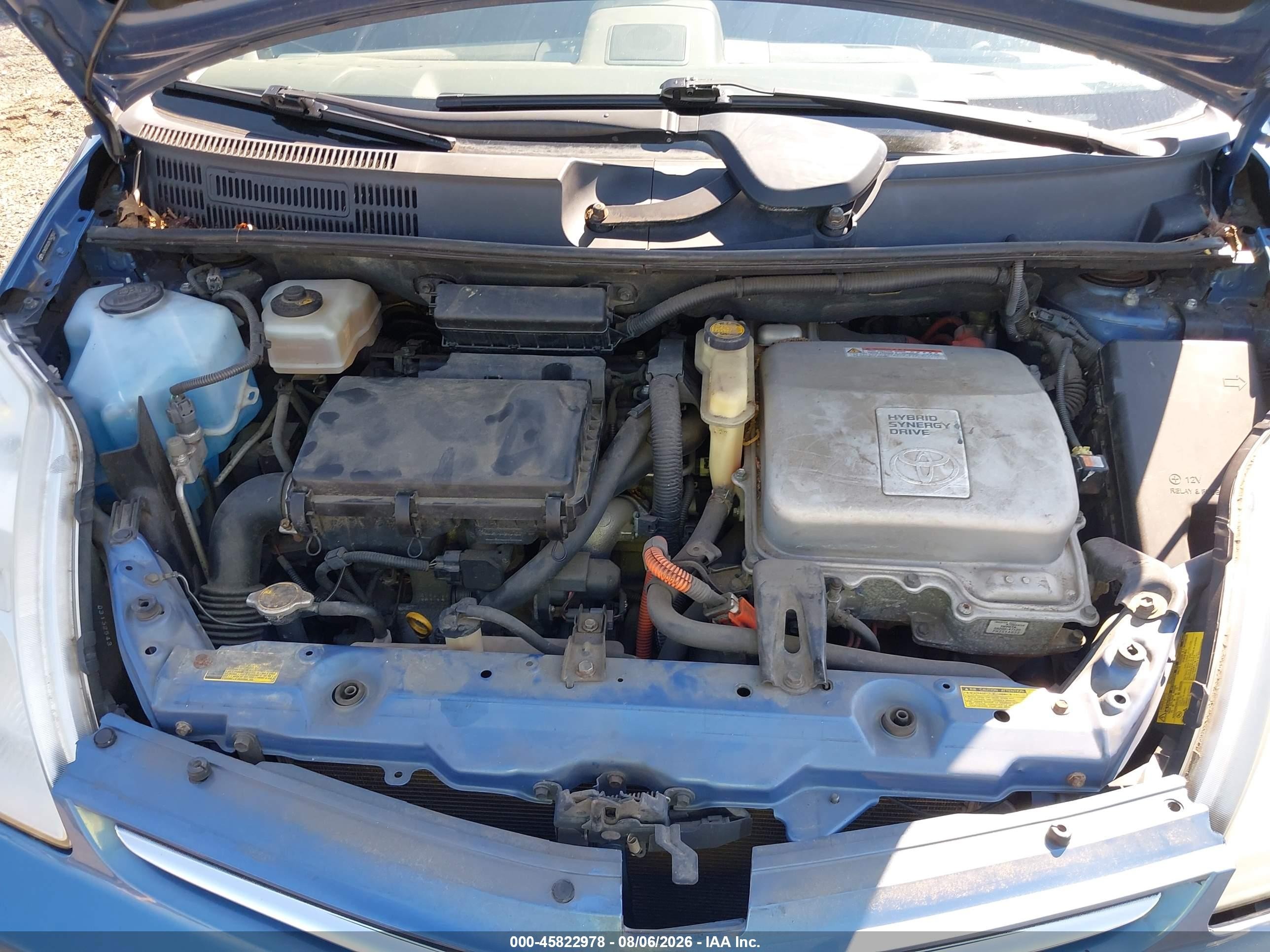 2006 Toyota Prius   Blue vin: JTDKB20U267543500