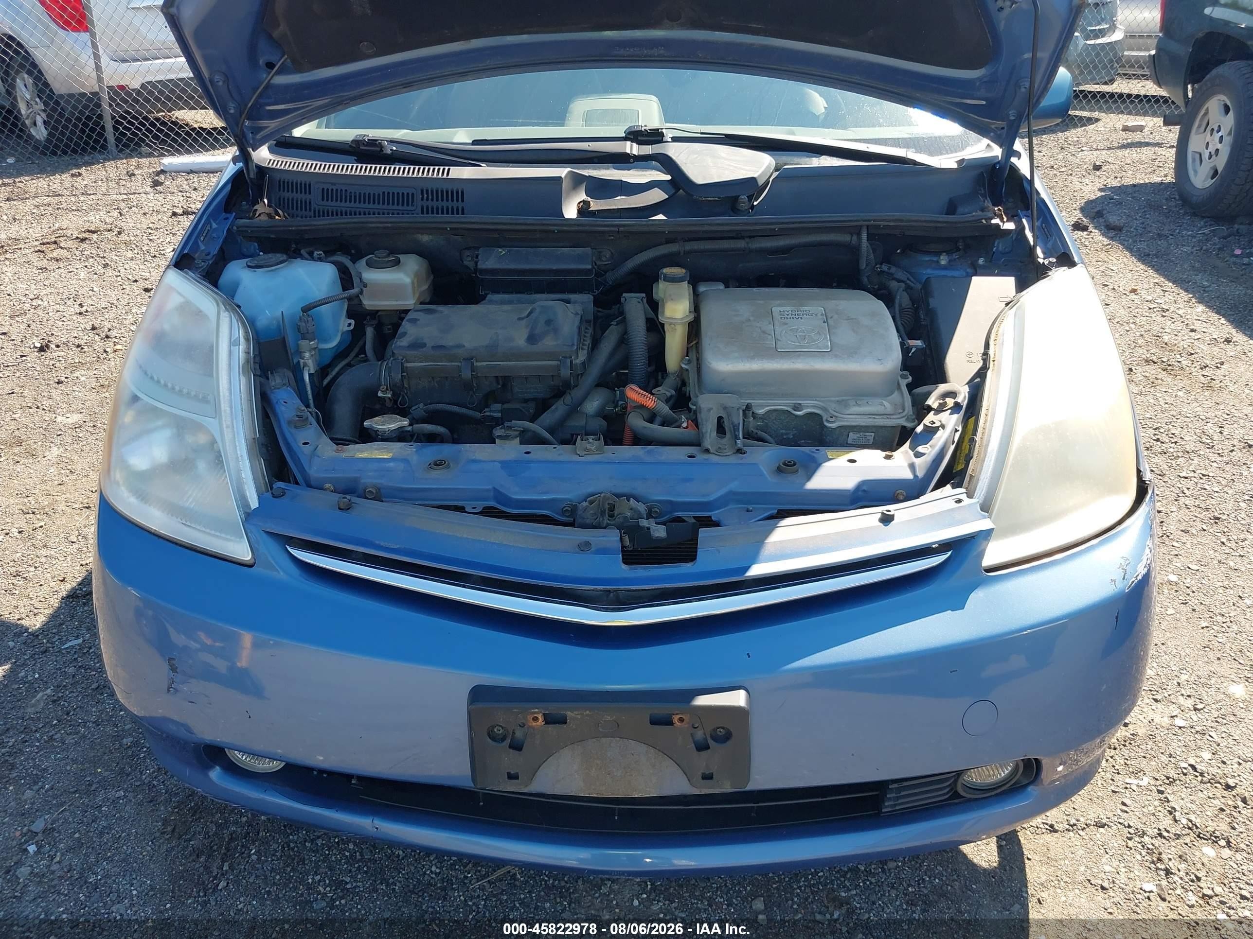 2006 Toyota Prius   Blue vin: JTDKB20U267543500