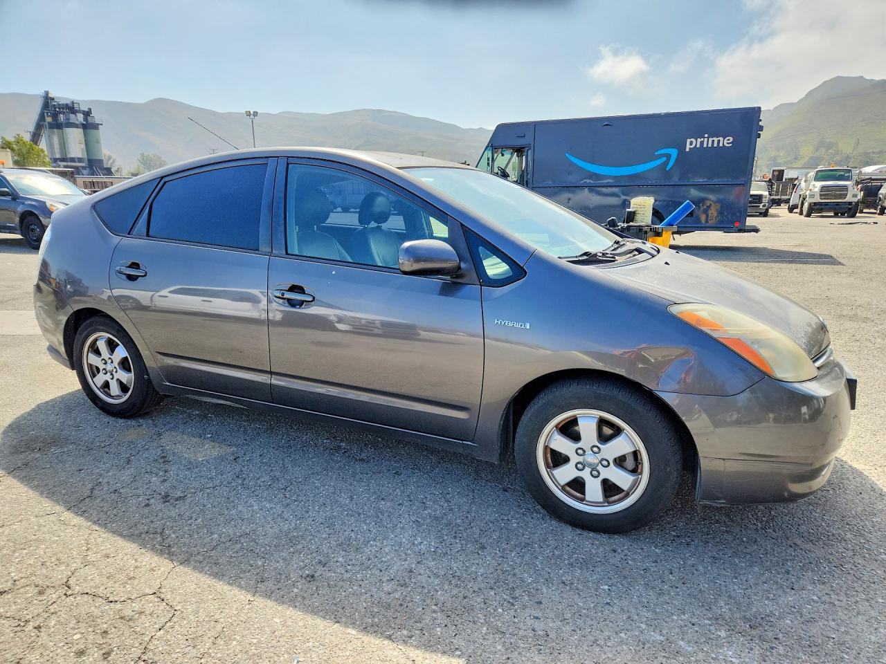 2007 Toyota Prius Base Gray vin: JTDKB20U273204518