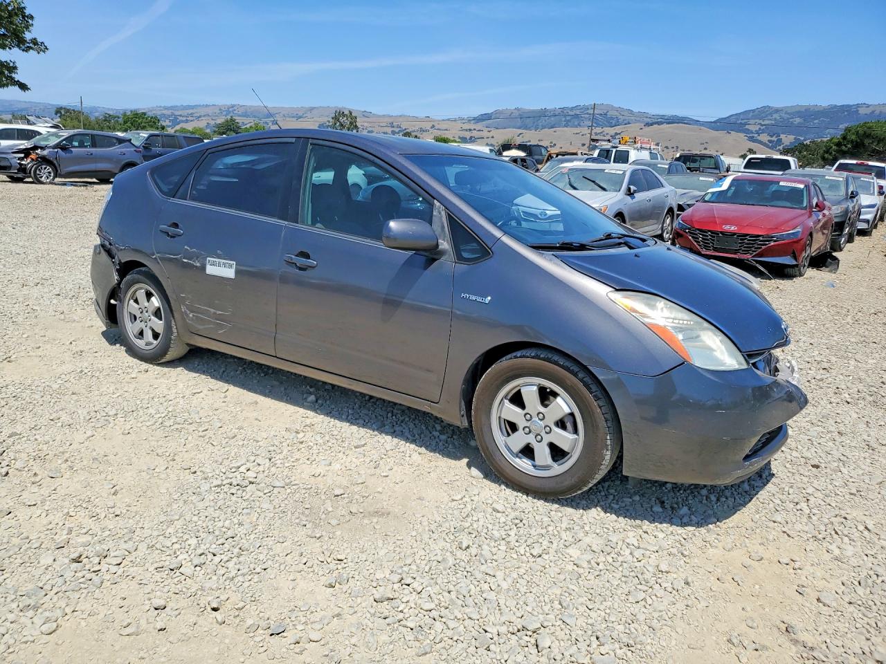 2007 Toyota Prius Base Charcoal vin: JTDKB20U273220847