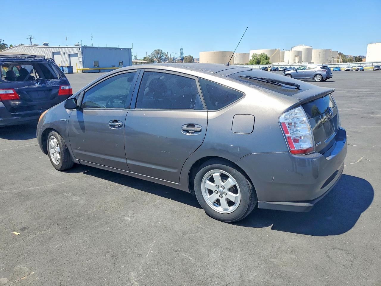 2007 Toyota Prius Base Gray vin: JTDKB20U273243710