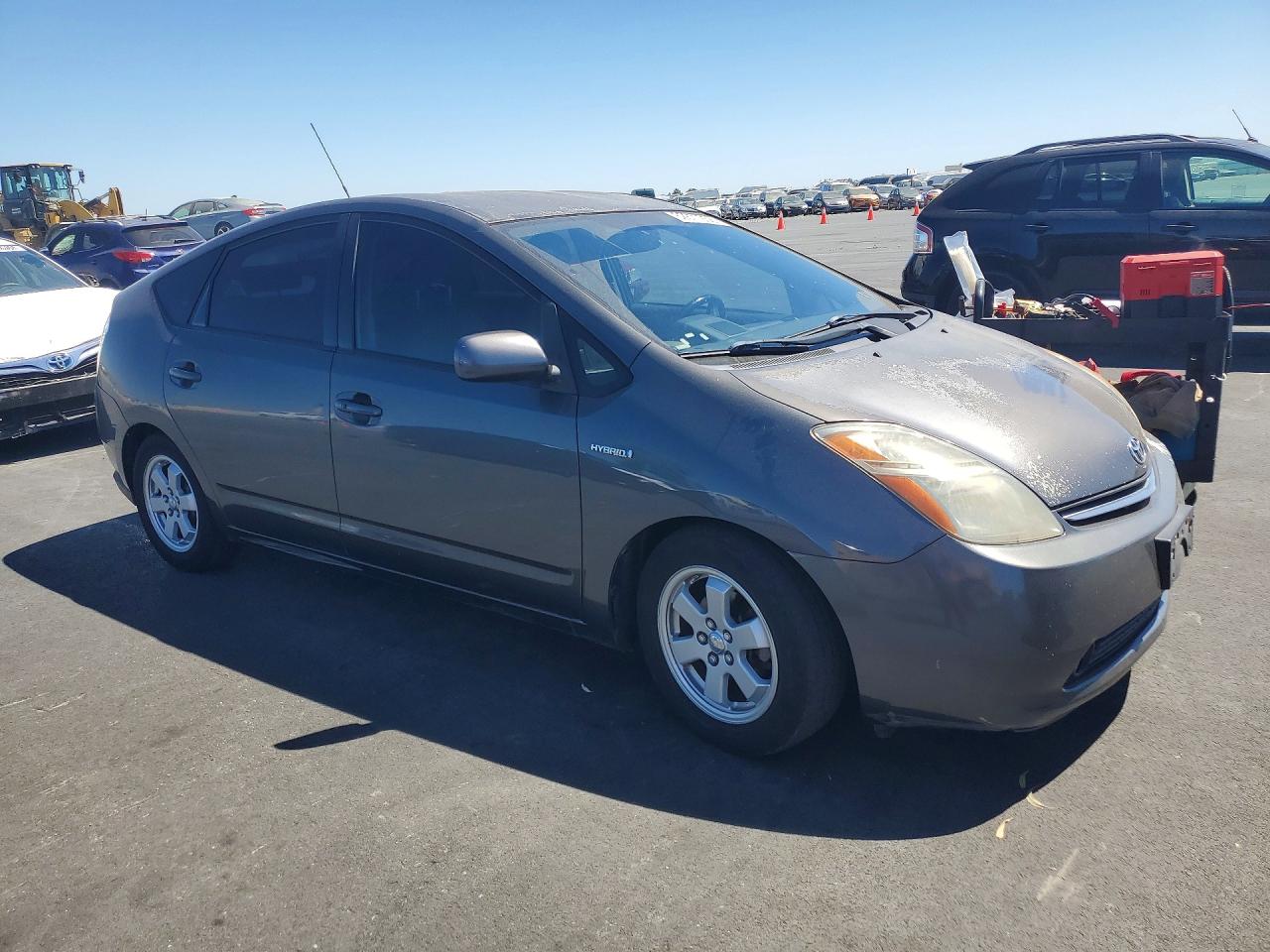 2007 Toyota Prius Base Gray vin: JTDKB20U273243710
