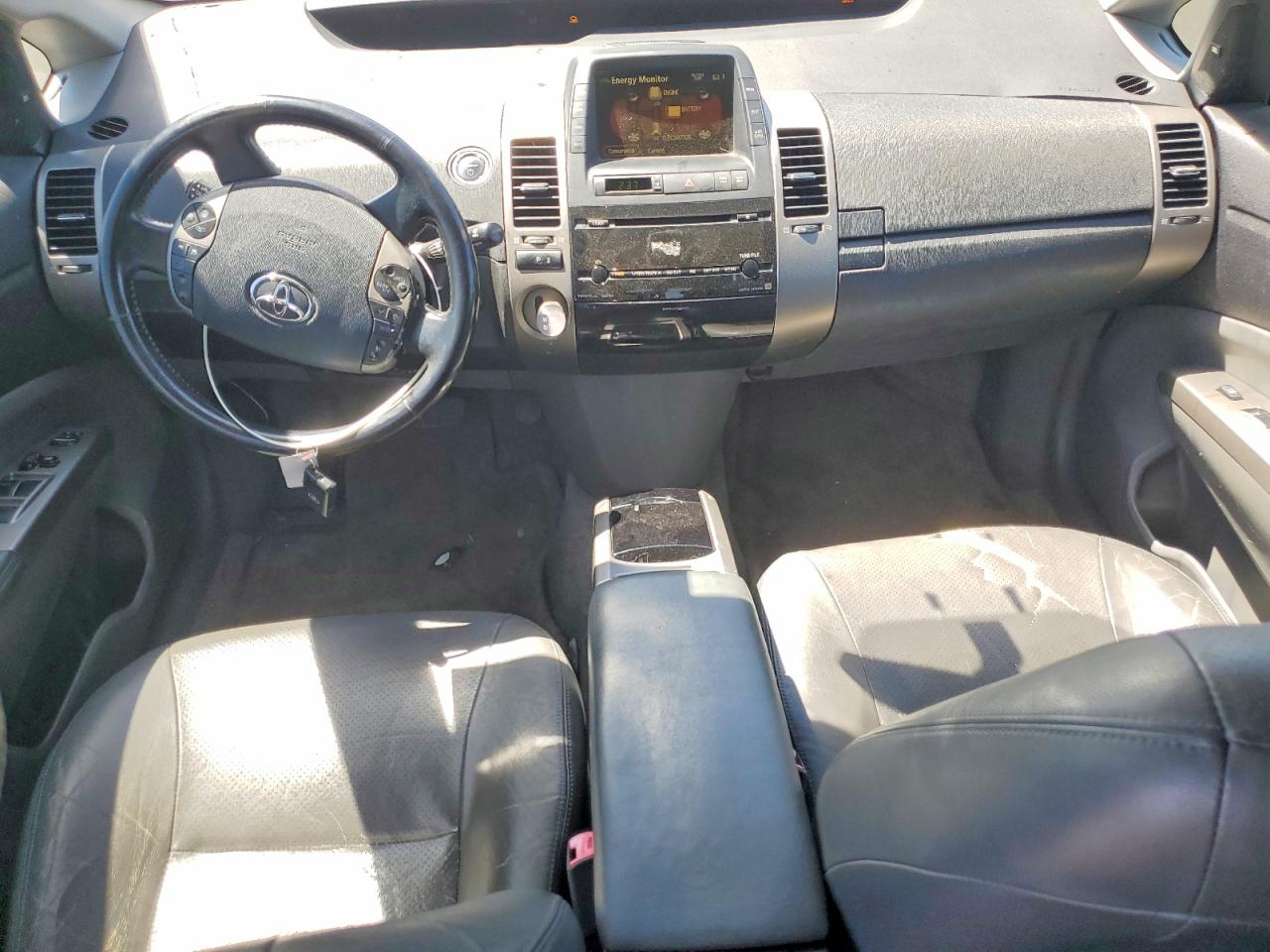 2007 Toyota Prius Base Gray vin: JTDKB20U273243710