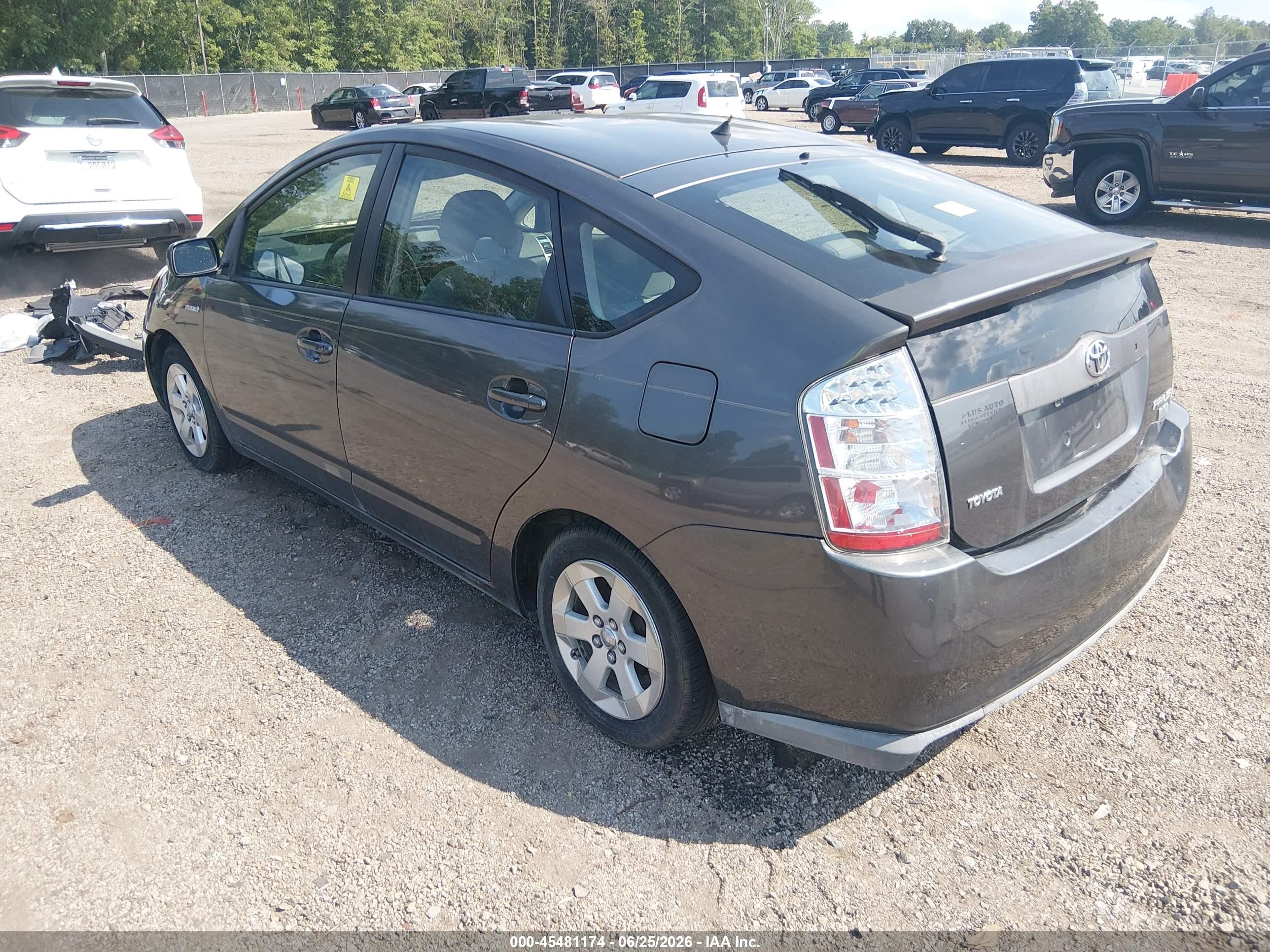 2007 Toyota Prius   Black vin: JTDKB20U273249023
