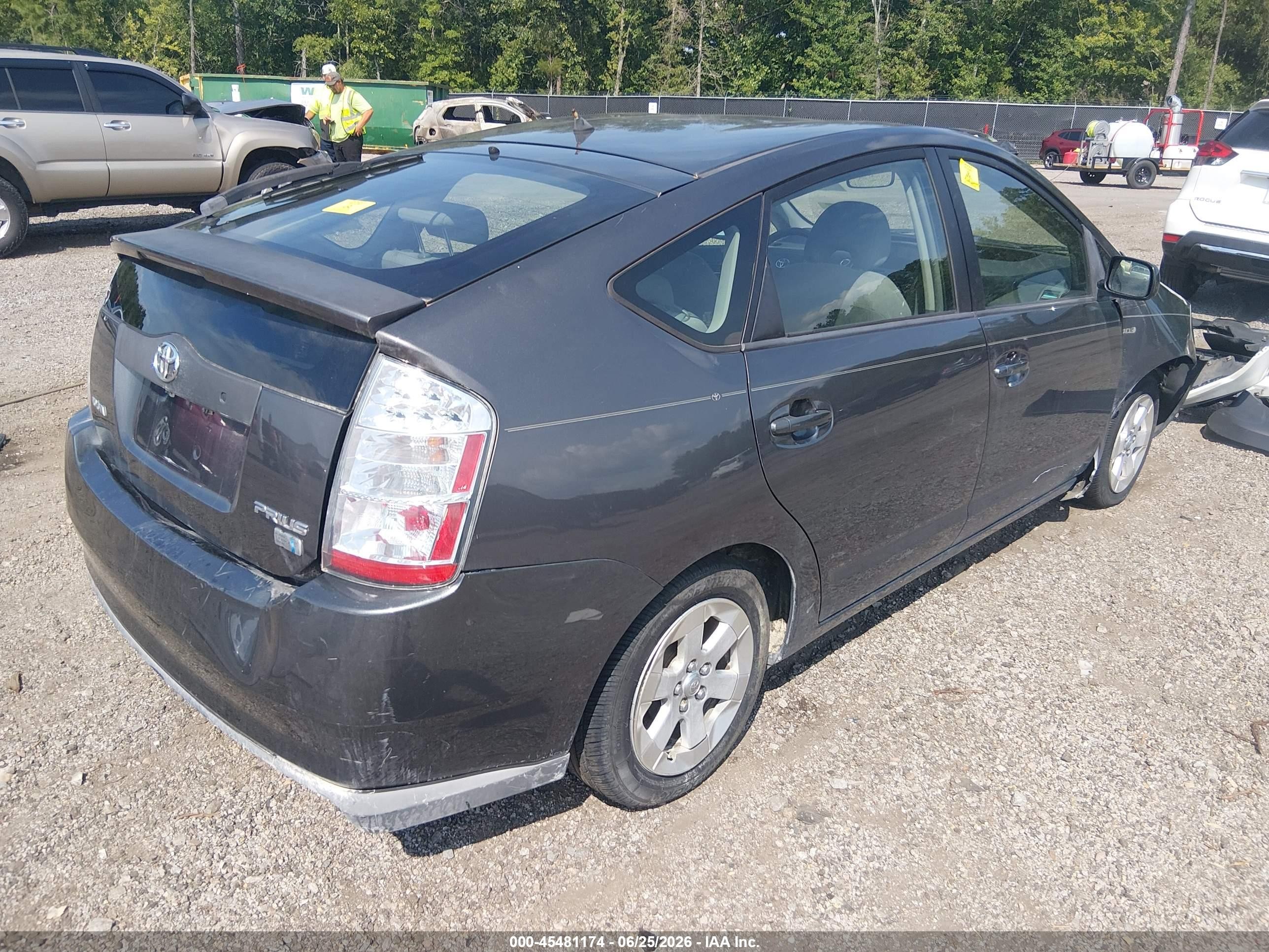 2007 Toyota Prius   Black vin: JTDKB20U273249023