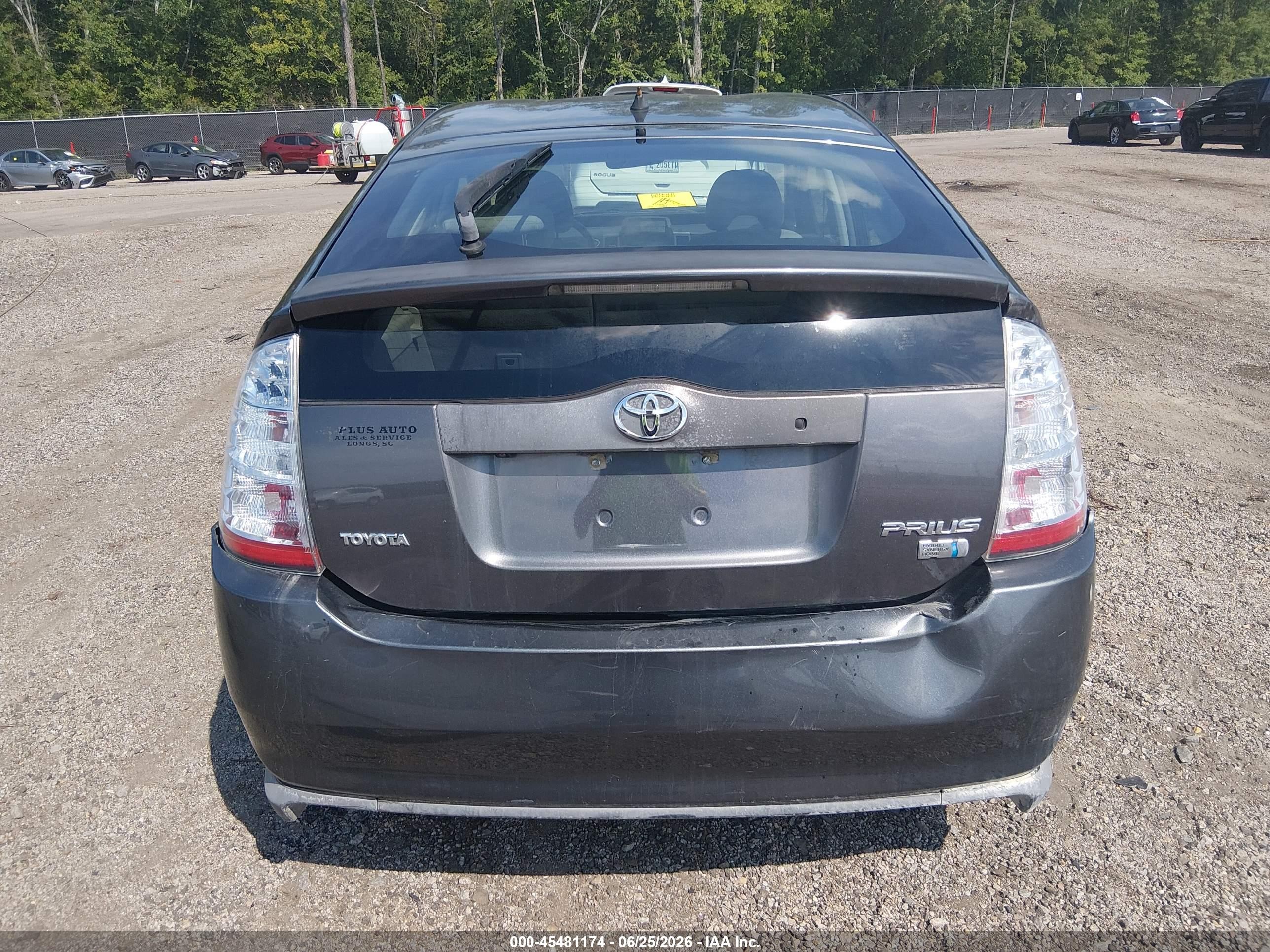 2007 Toyota Prius   Black vin: JTDKB20U273249023