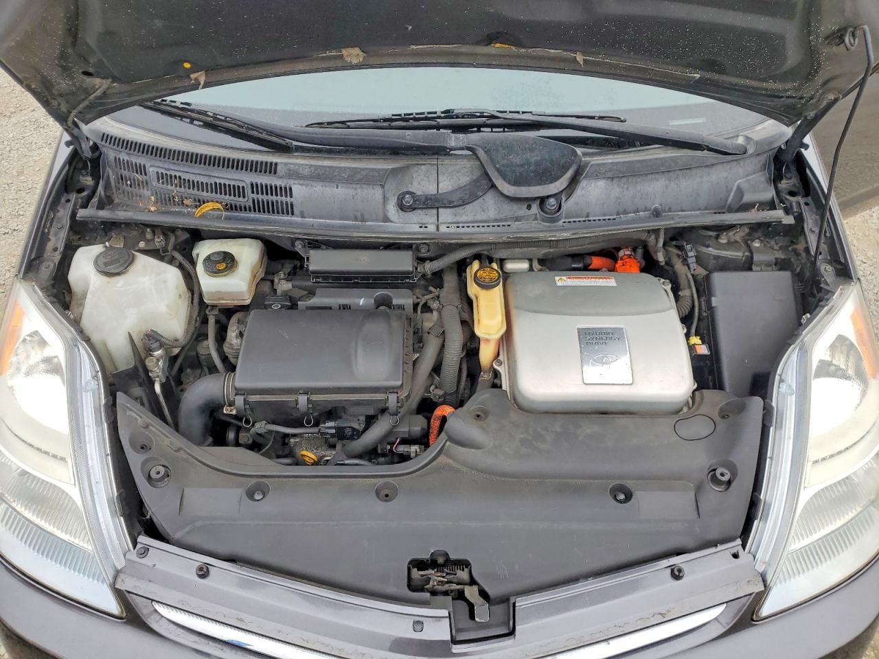 2007 Toyota Prius Base Gray vin: JTDKB20U273265559