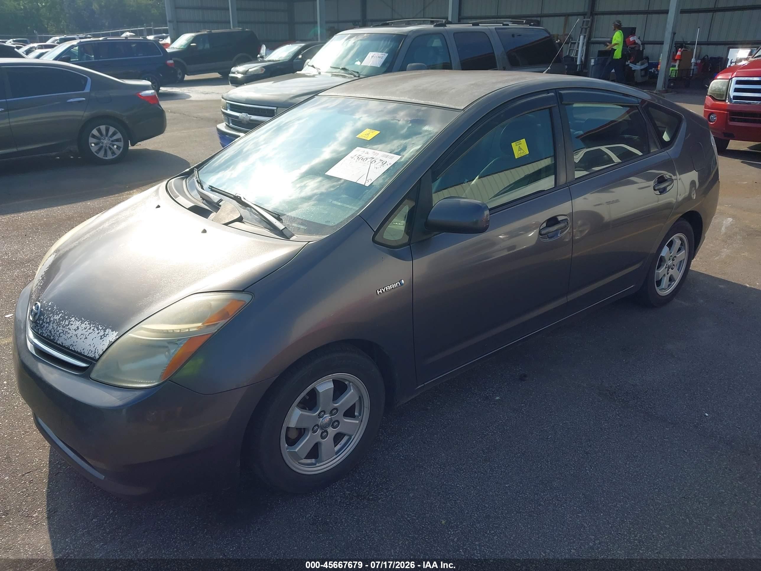 2007 Toyota Prius   Gray vin: JTDKB20U273265643