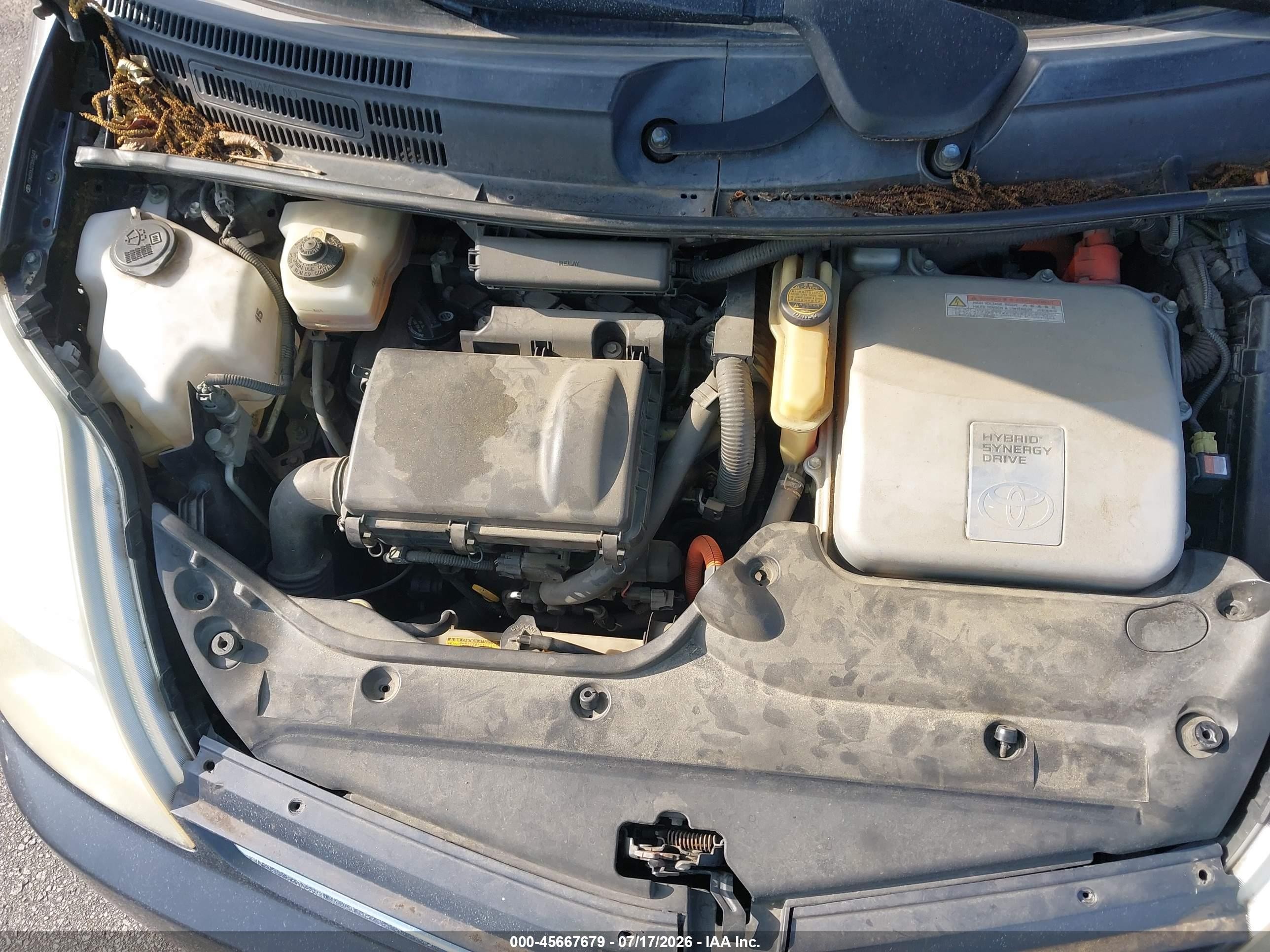2007 Toyota Prius   Gray vin: JTDKB20U273265643