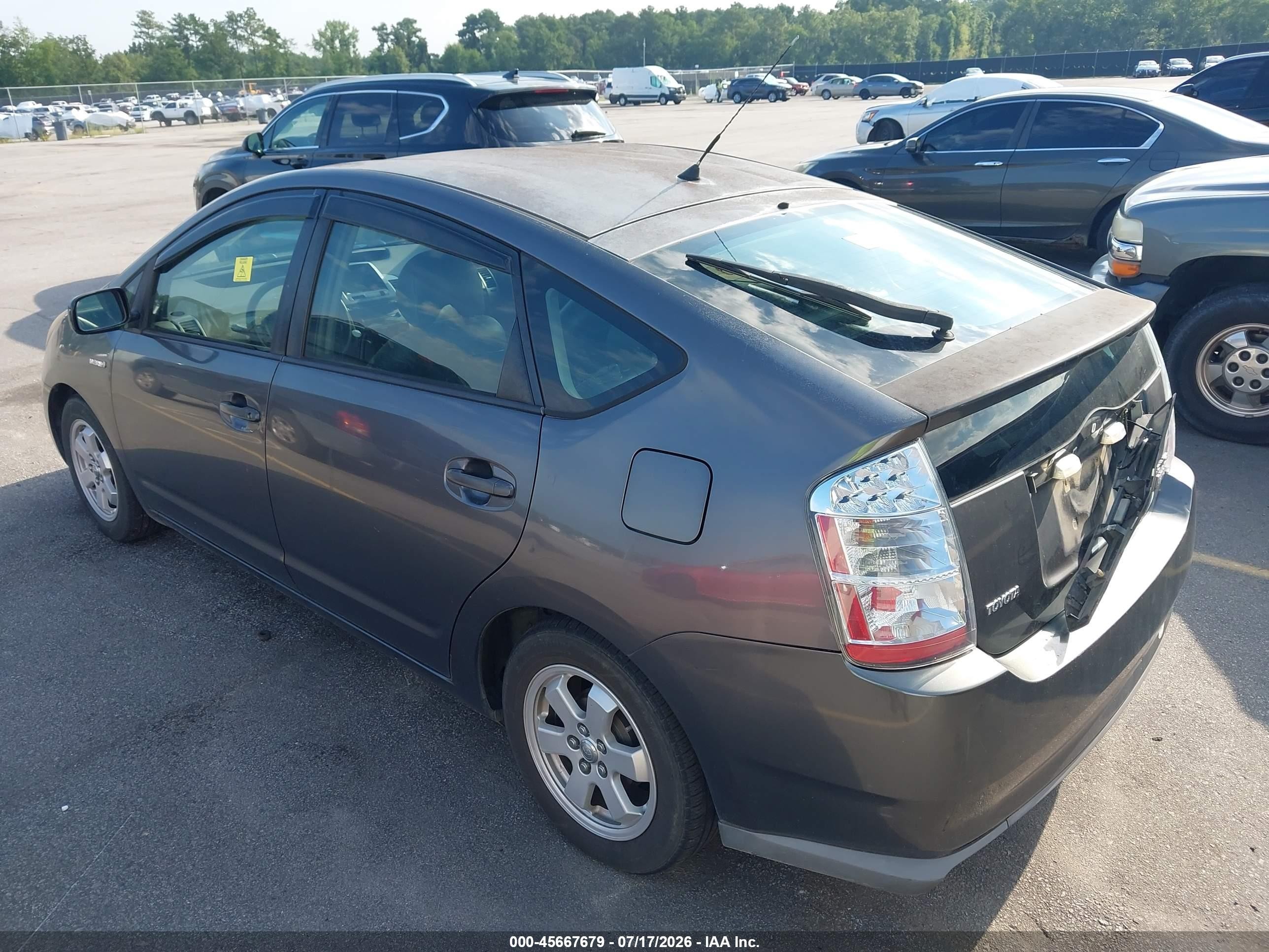 2007 Toyota Prius   Gray vin: JTDKB20U273265643