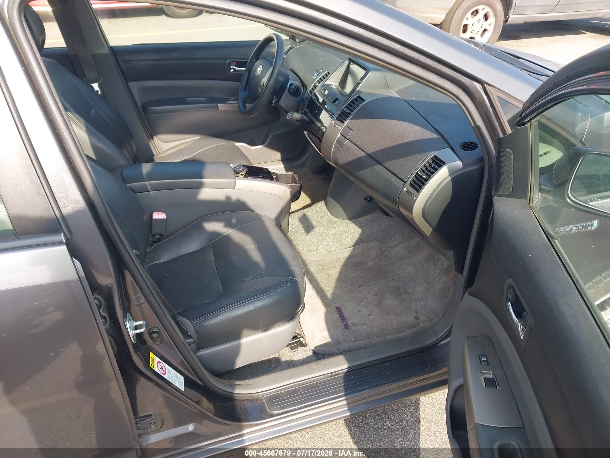 2007 Toyota Prius   Gray vin: JTDKB20U273265643