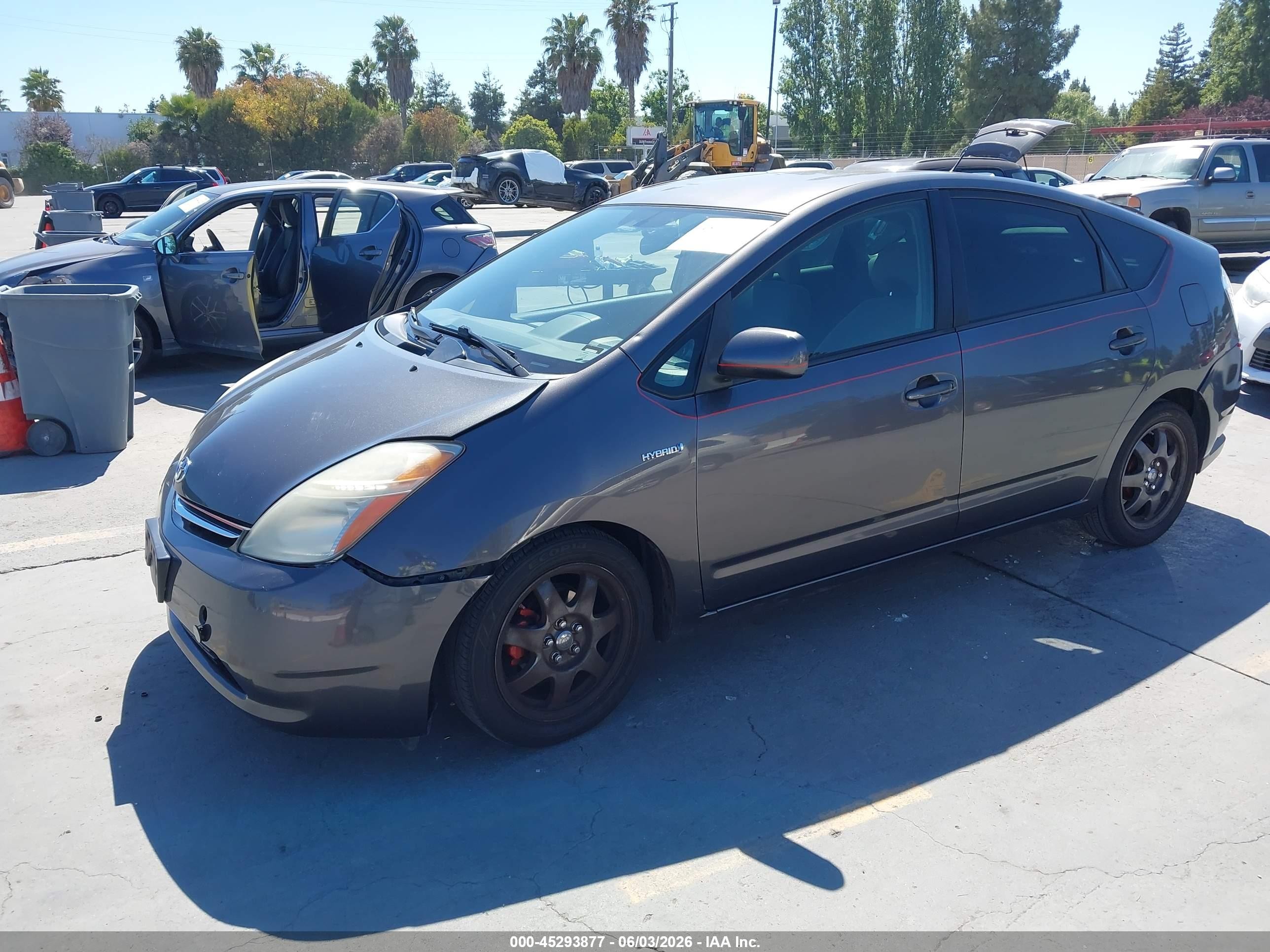 2007 Toyota Prius   Gray vin: JTDKB20U273267876