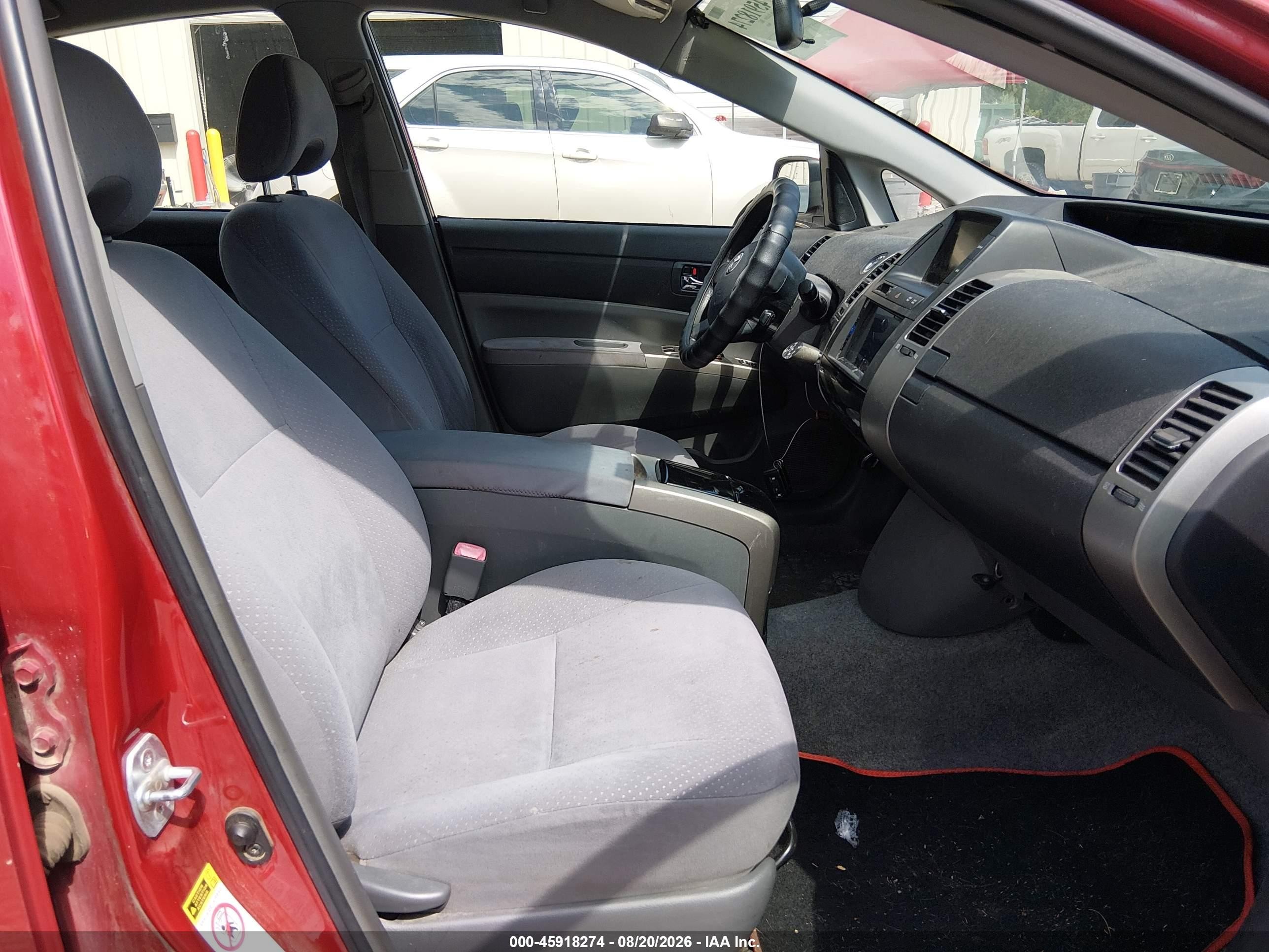 2007 Toyota Prius   Red vin: JTDKB20U273272852