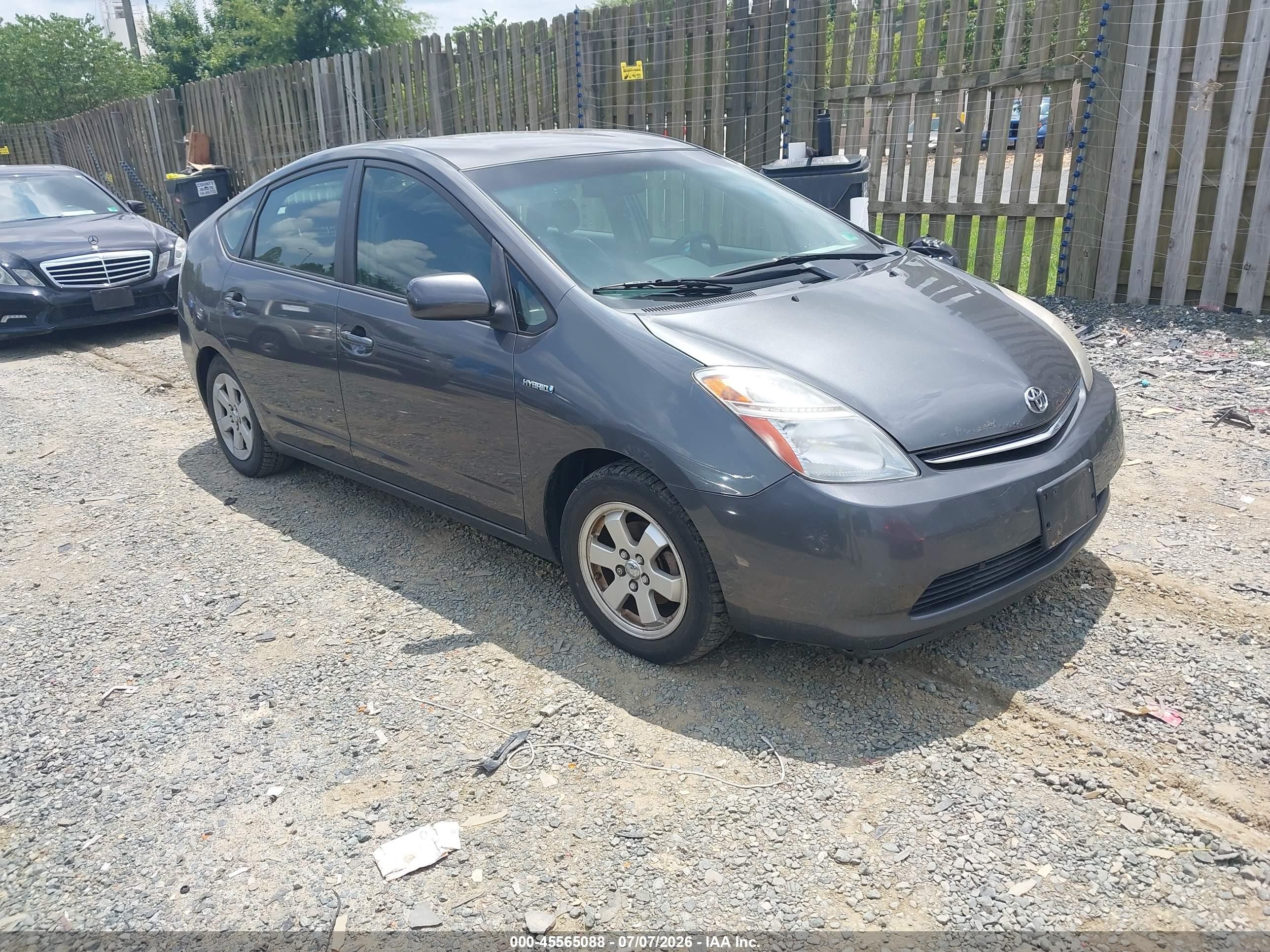 2007 Toyota Prius   Gray vin: JTDKB20U273281308