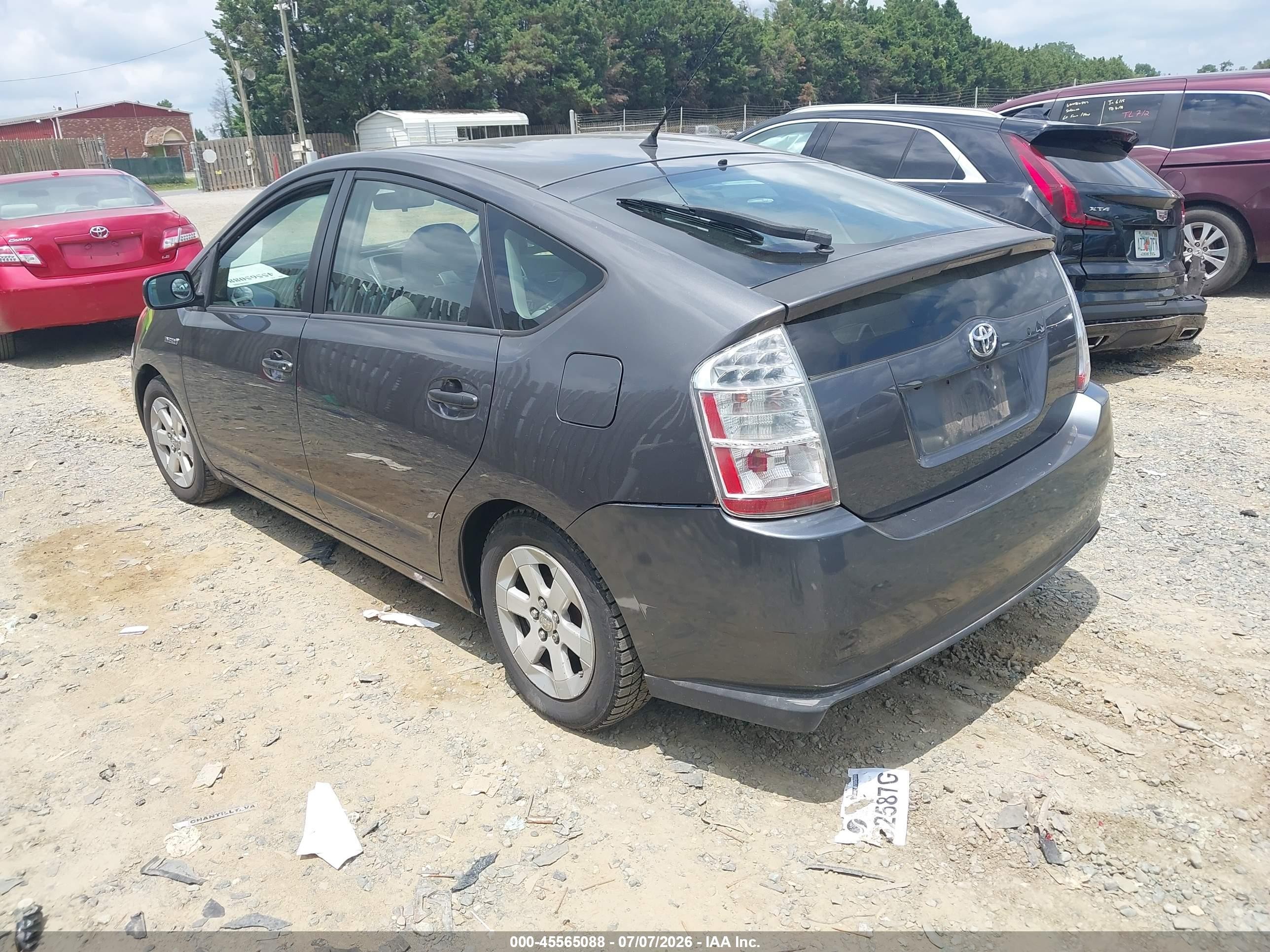 2007 Toyota Prius   Gray vin: JTDKB20U273281308