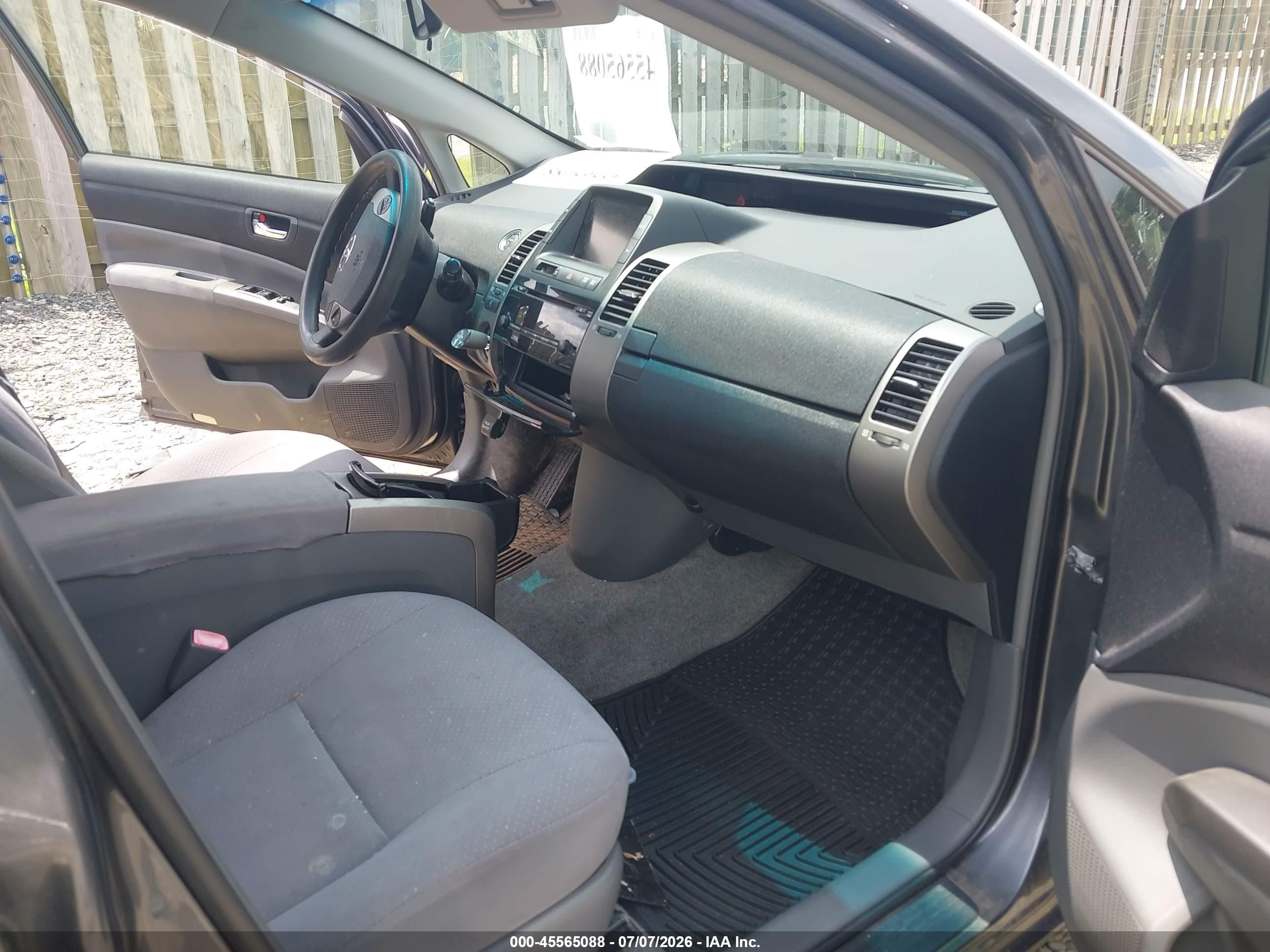 2007 Toyota Prius   Gray vin: JTDKB20U273281308