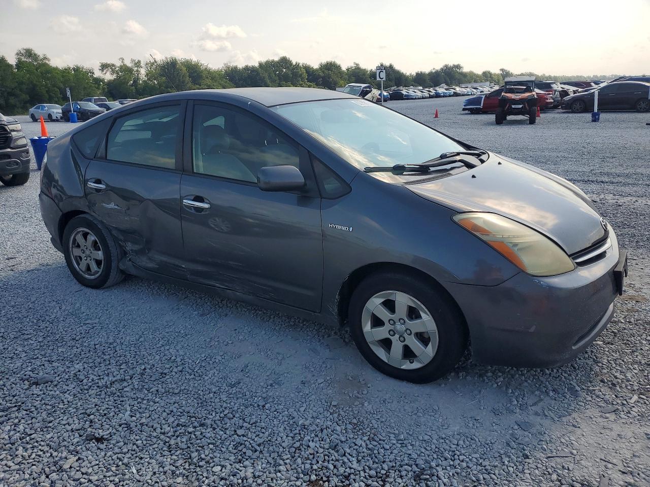 2007 Toyota Prius Base Gray vin: JTDKB20U273291482