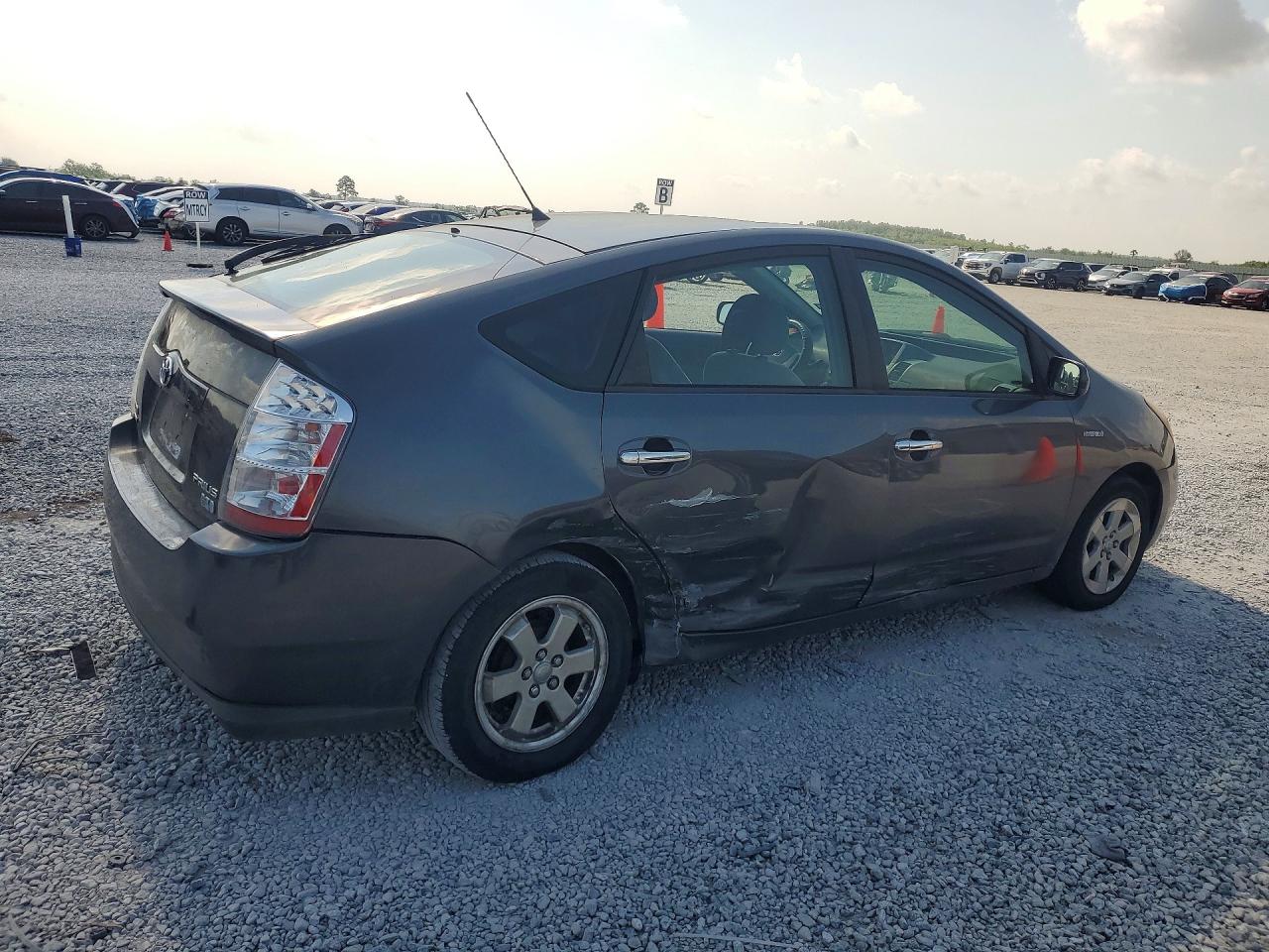 2007 Toyota Prius Base Gray vin: JTDKB20U273291482