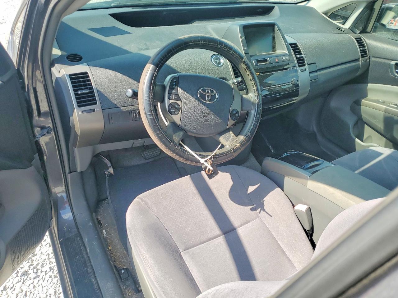 2007 Toyota Prius Base Gray vin: JTDKB20U273291482