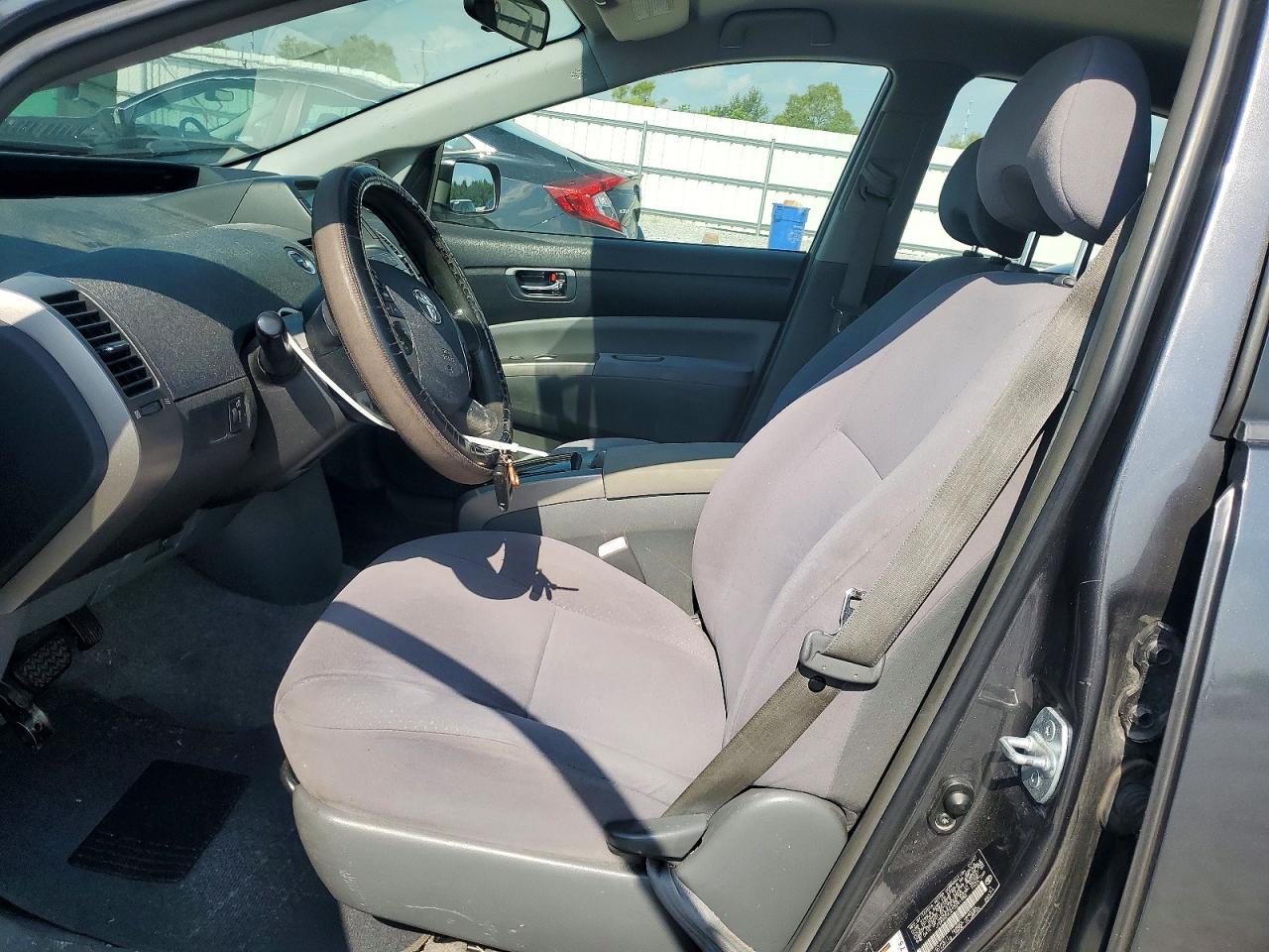 2007 Toyota Prius Base Gray vin: JTDKB20U273291482