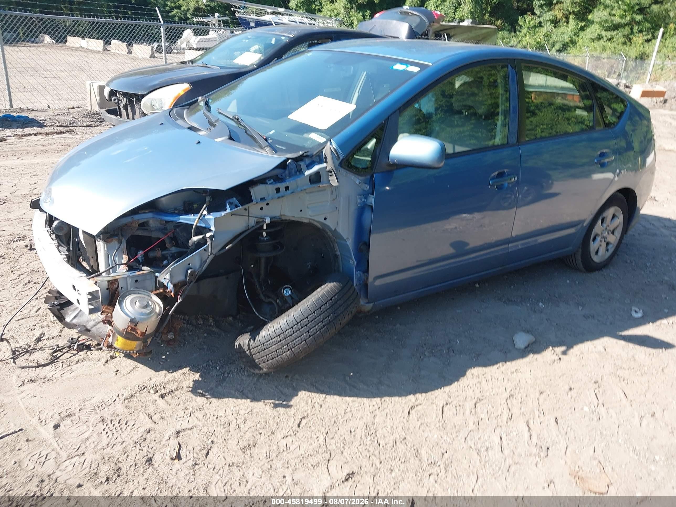 2007 Toyota Prius   Blue vin: JTDKB20U277085765