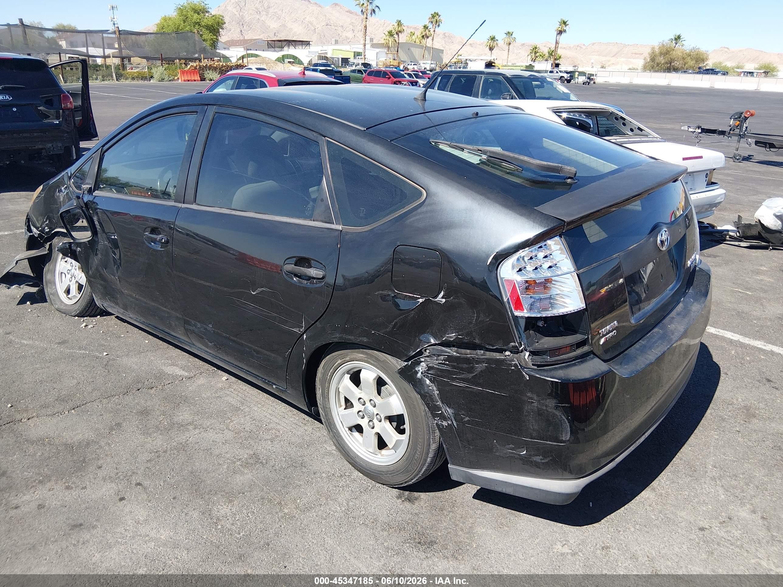 2007 Toyota Prius   Black vin: JTDKB20U277087127