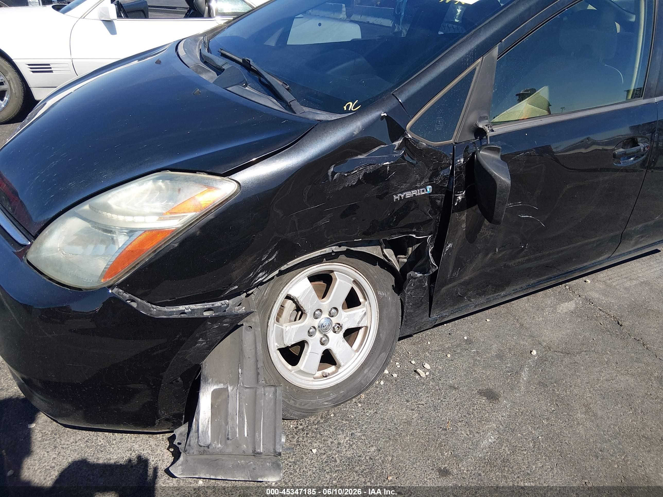 2007 Toyota Prius   Black vin: JTDKB20U277087127