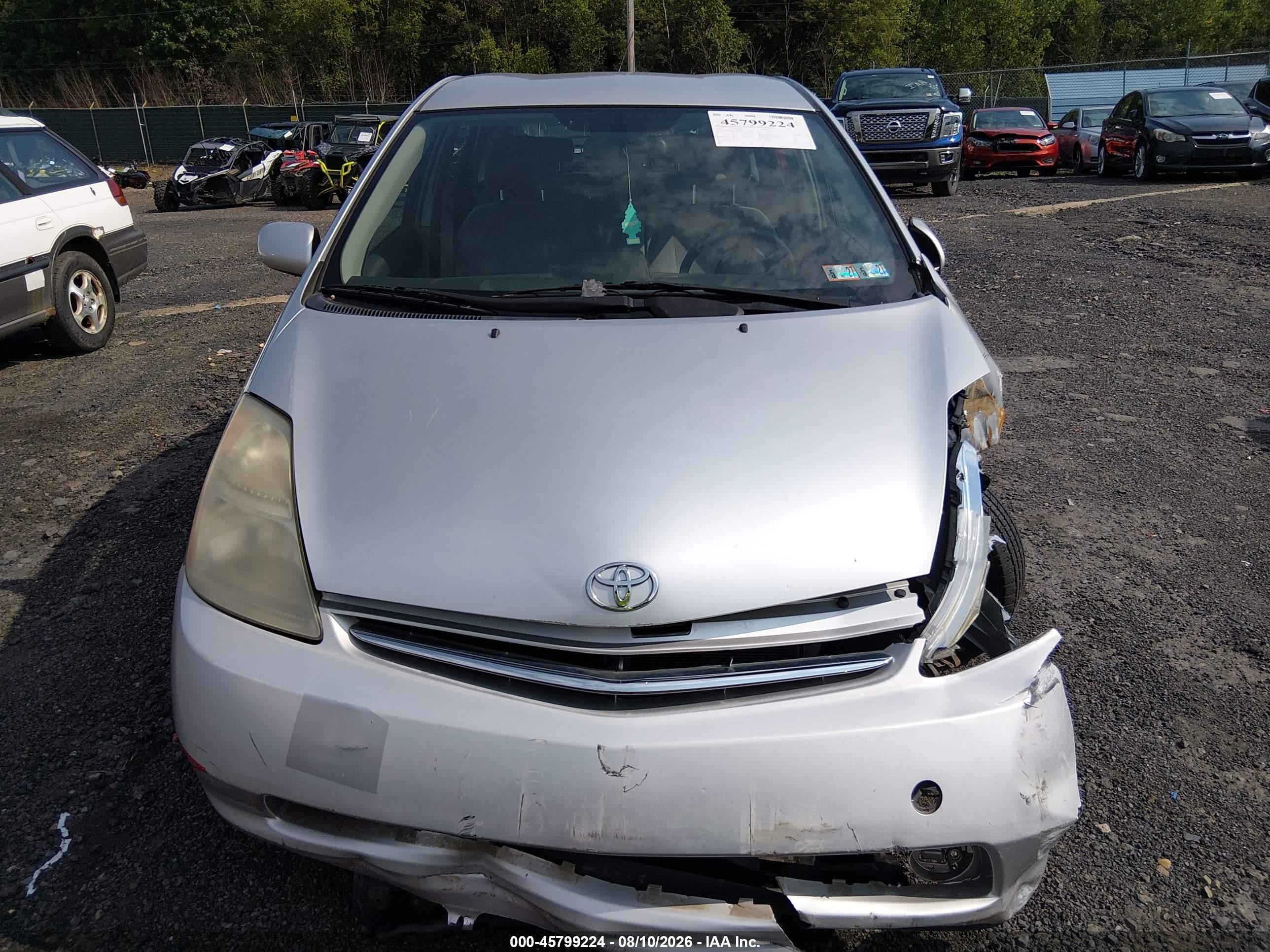 2007 Toyota Prius   Silver vin: JTDKB20U277089847