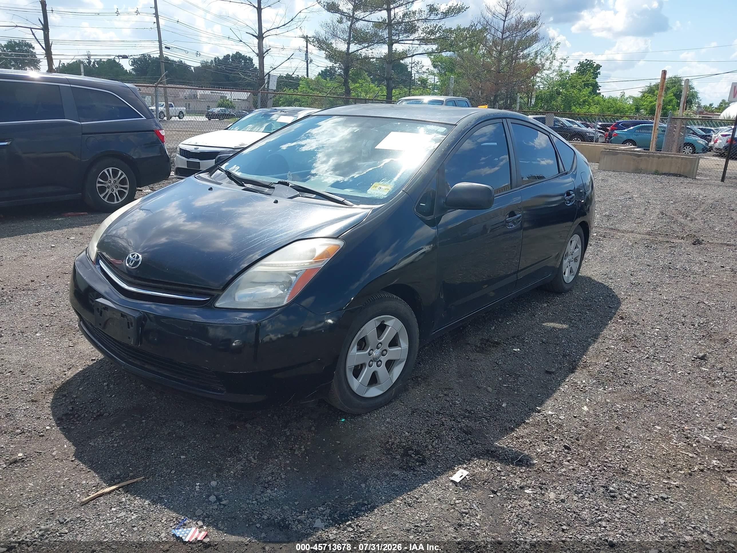 2007 Toyota Prius   Black vin: JTDKB20U277090108