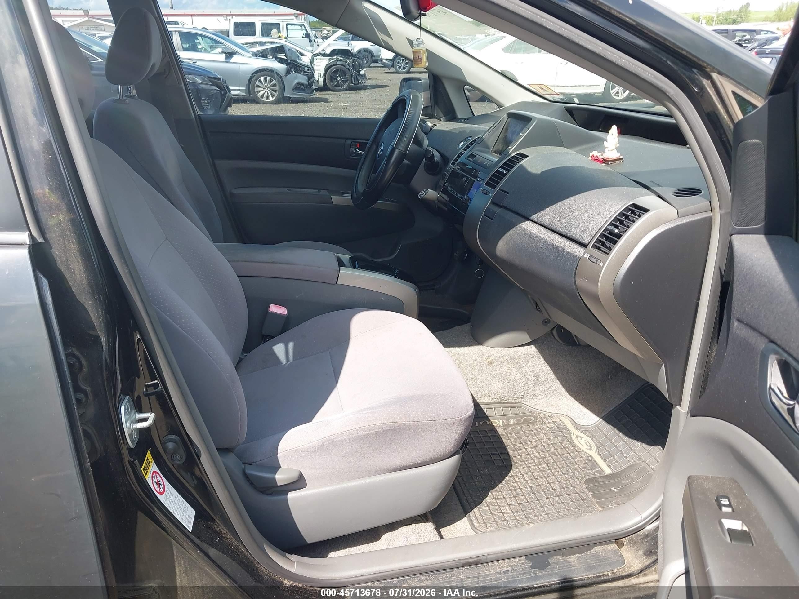 2007 Toyota Prius   Black vin: JTDKB20U277090108