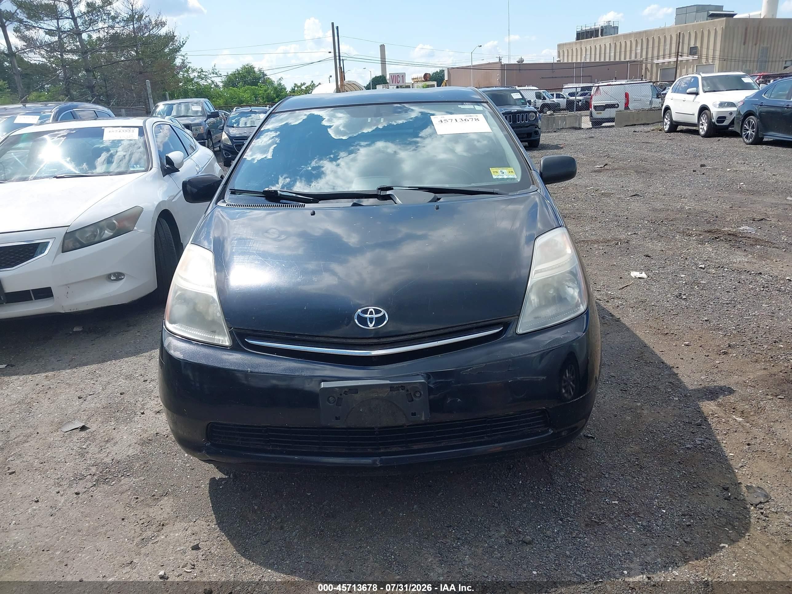 2007 Toyota Prius   Black vin: JTDKB20U277090108