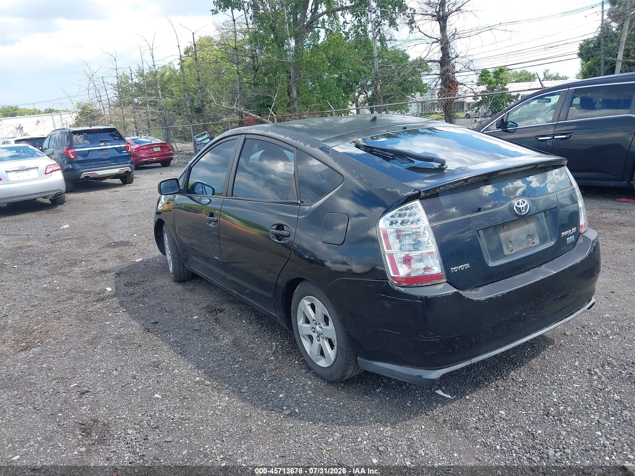 2007 Toyota Prius   Black vin: JTDKB20U277090108