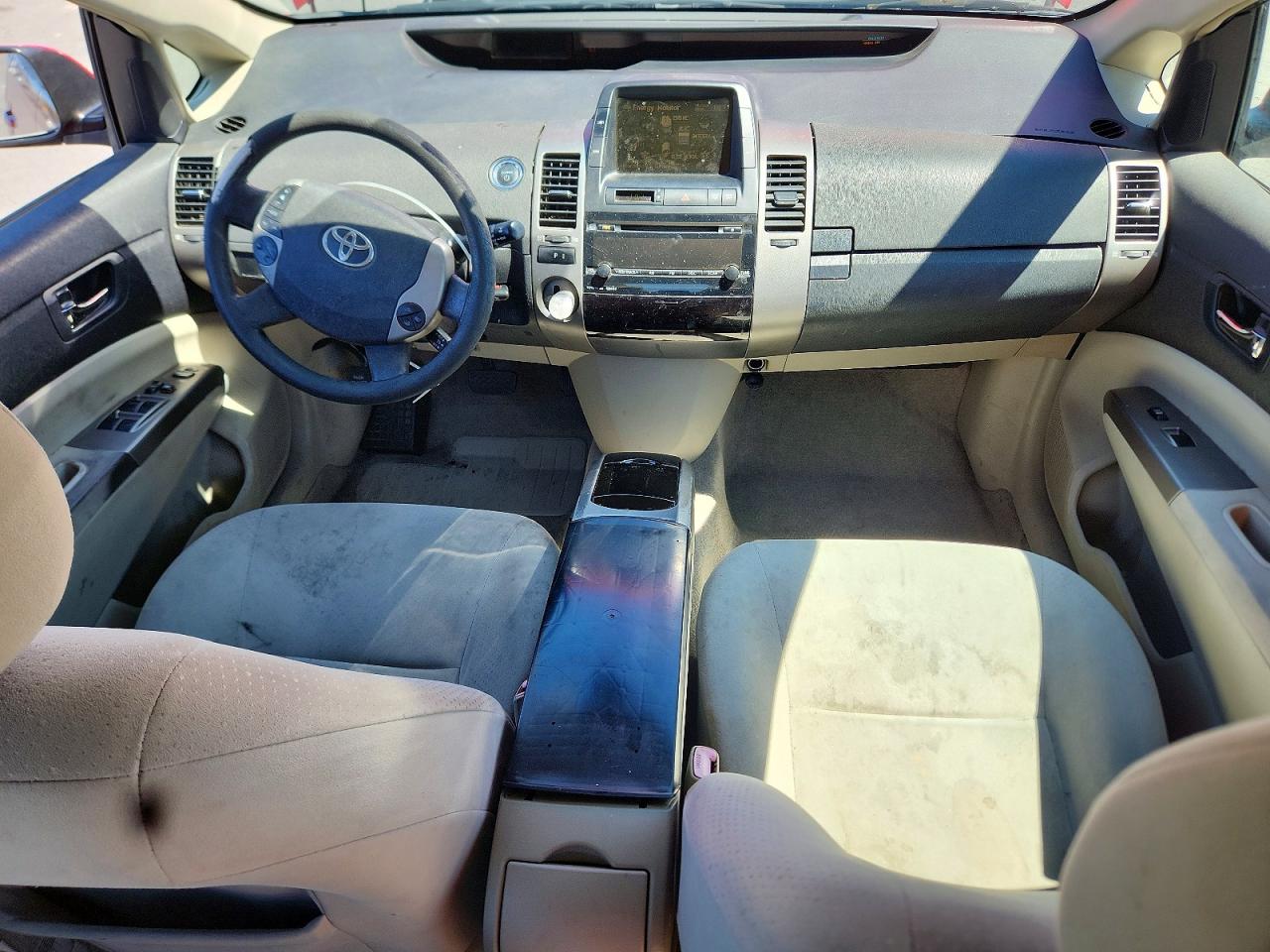 2007 Toyota Prius Base Red vin: JTDKB20U277549279