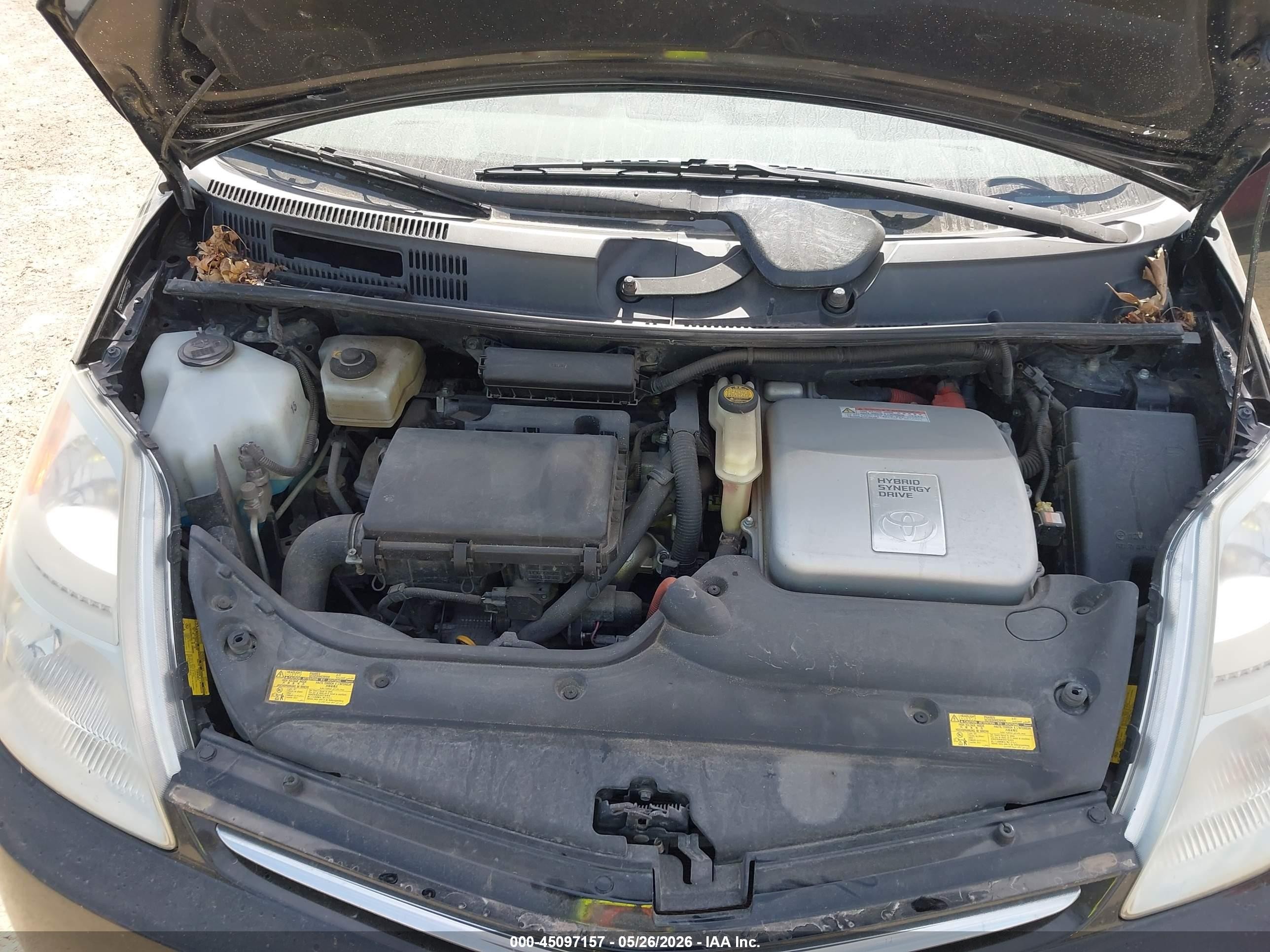 2007 Toyota Prius   Black vin: JTDKB20U277554384