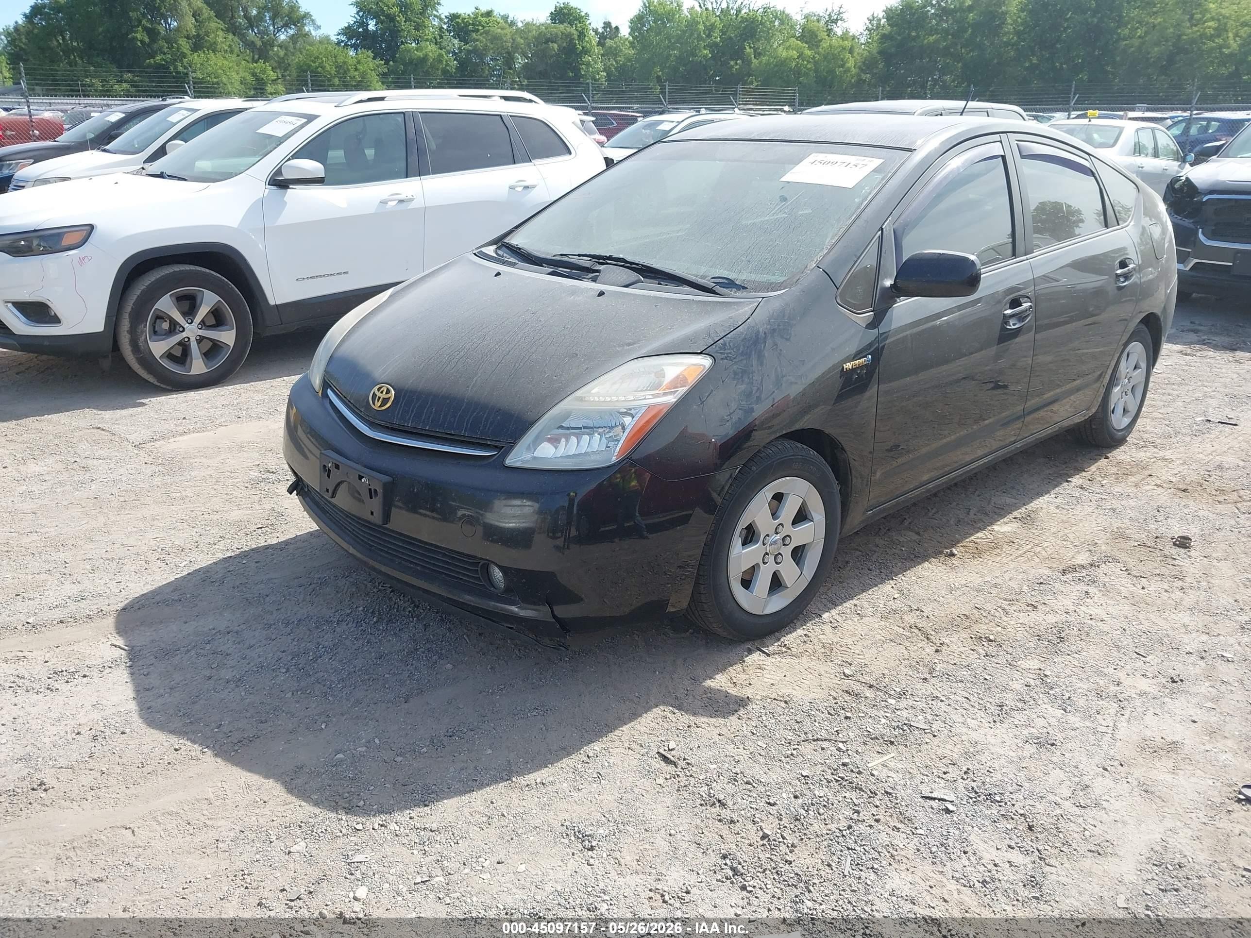 2007 Toyota Prius   Black vin: JTDKB20U277554384