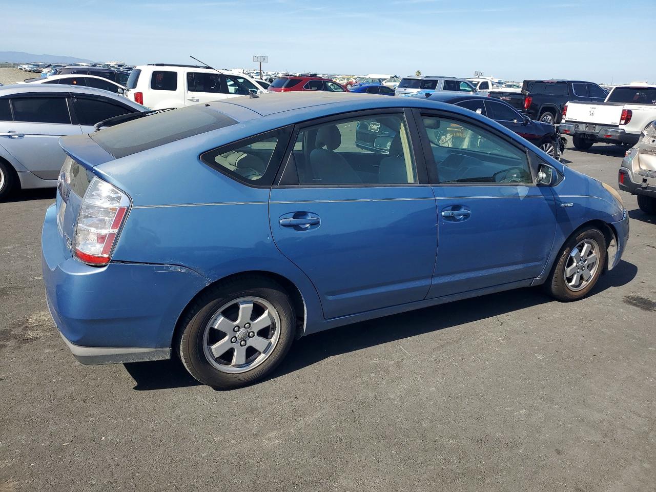 2007 Toyota Prius Blue vin: JTDKB20U277560685