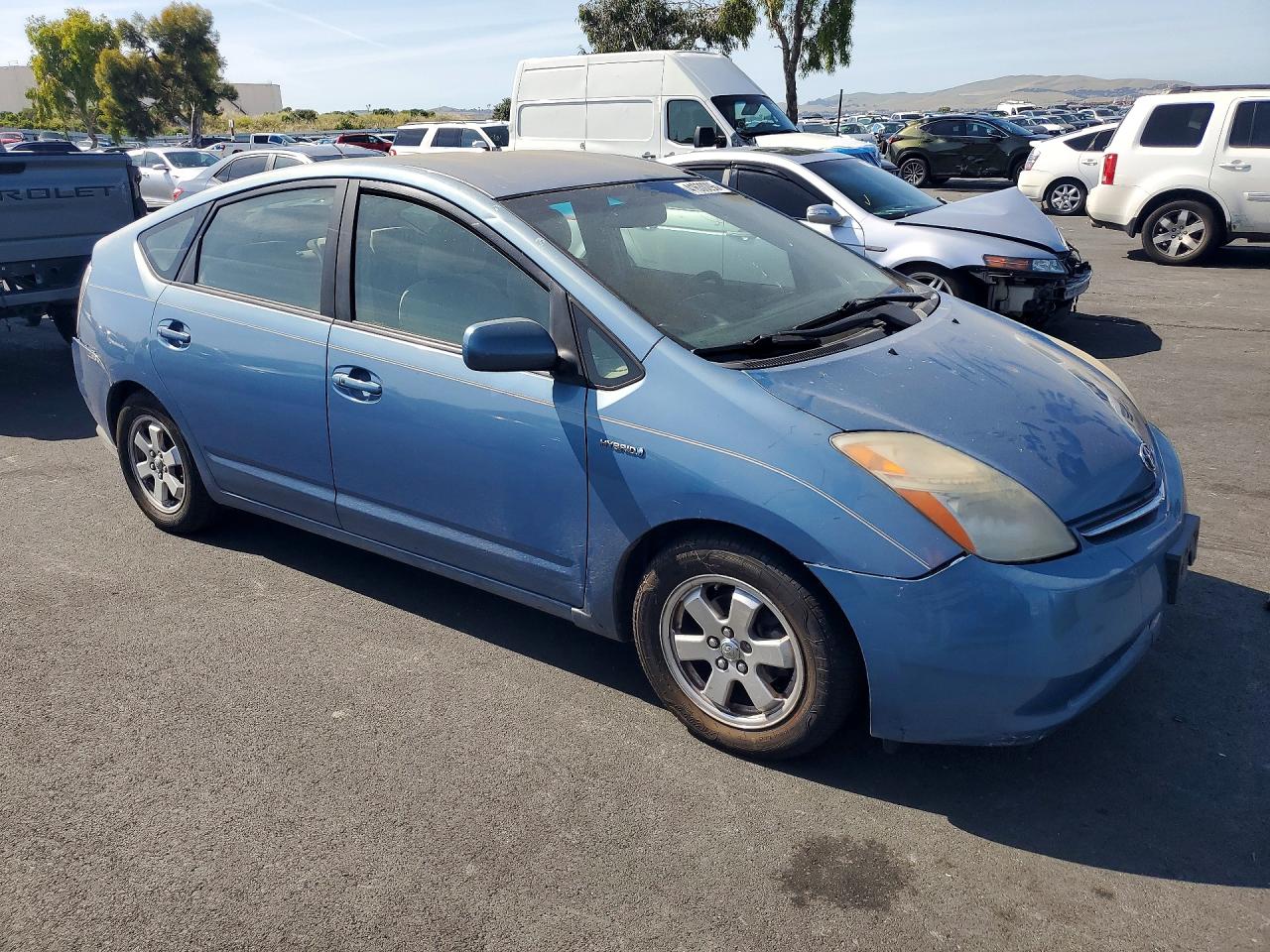 2007 Toyota Prius Blue vin: JTDKB20U277560685