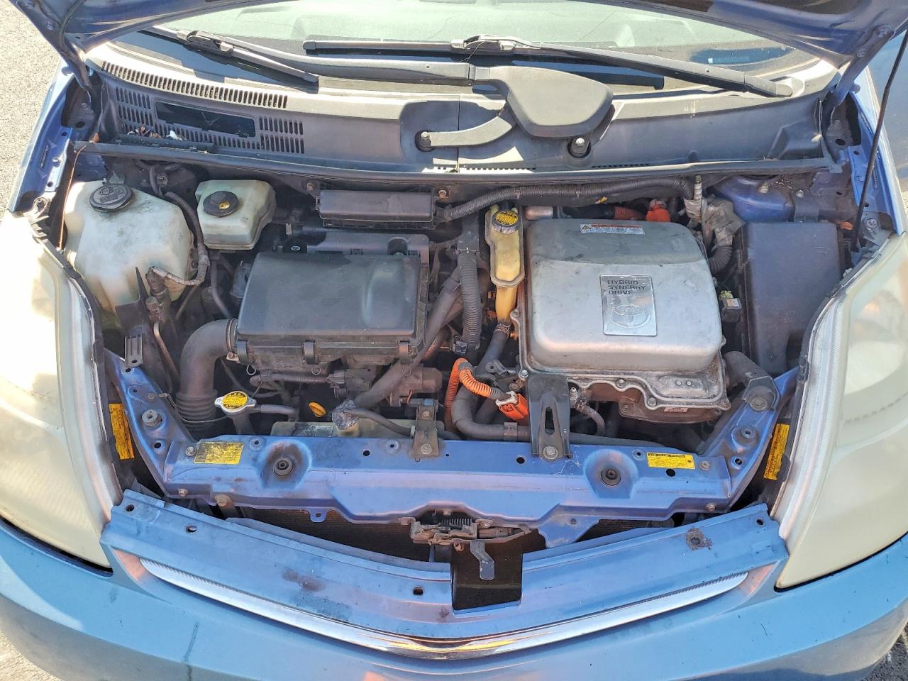 2007 Toyota Prius Blue vin: JTDKB20U277560685