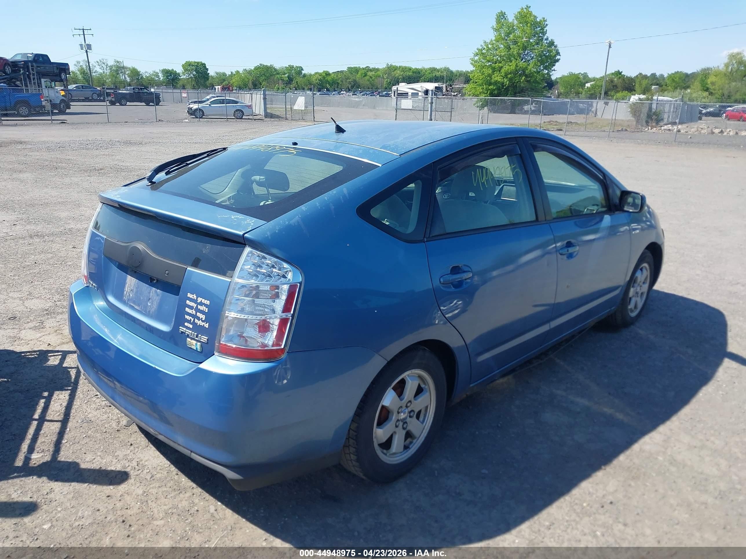 2007 Toyota Prius   Blue vin: JTDKB20U277589636