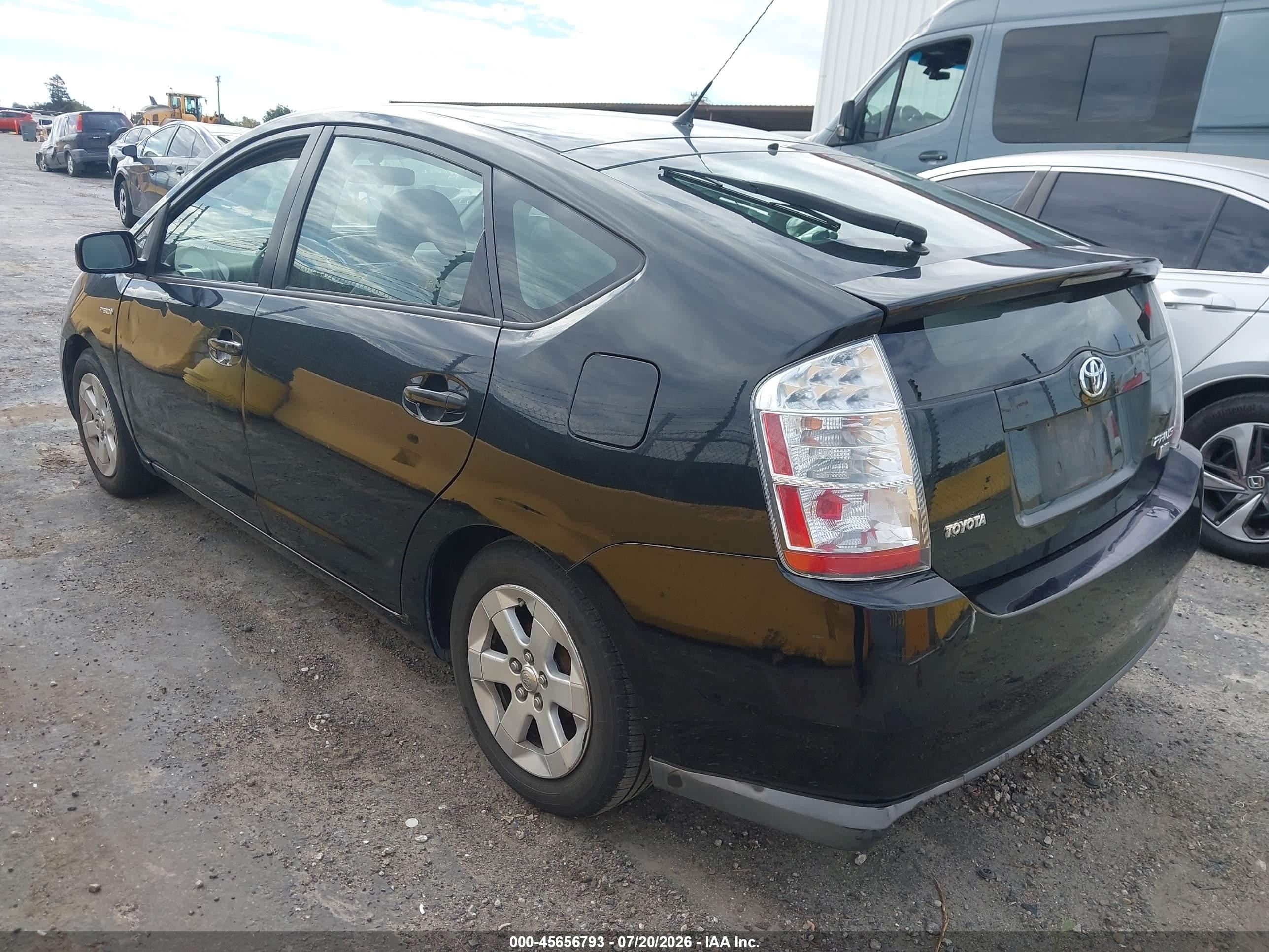 2007 Toyota Prius   Black vin: JTDKB20U277593590