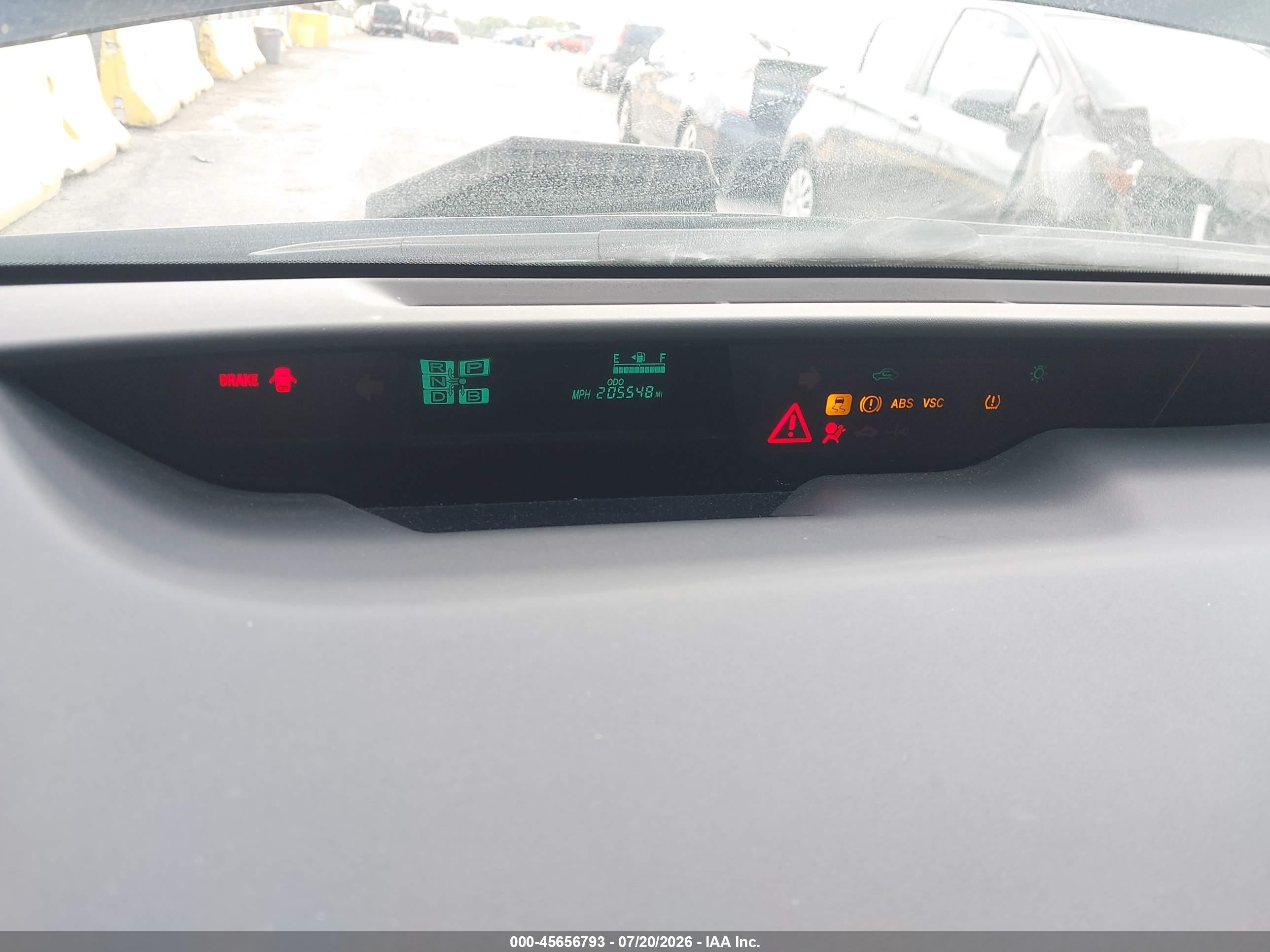 2007 Toyota Prius   Black vin: JTDKB20U277593590