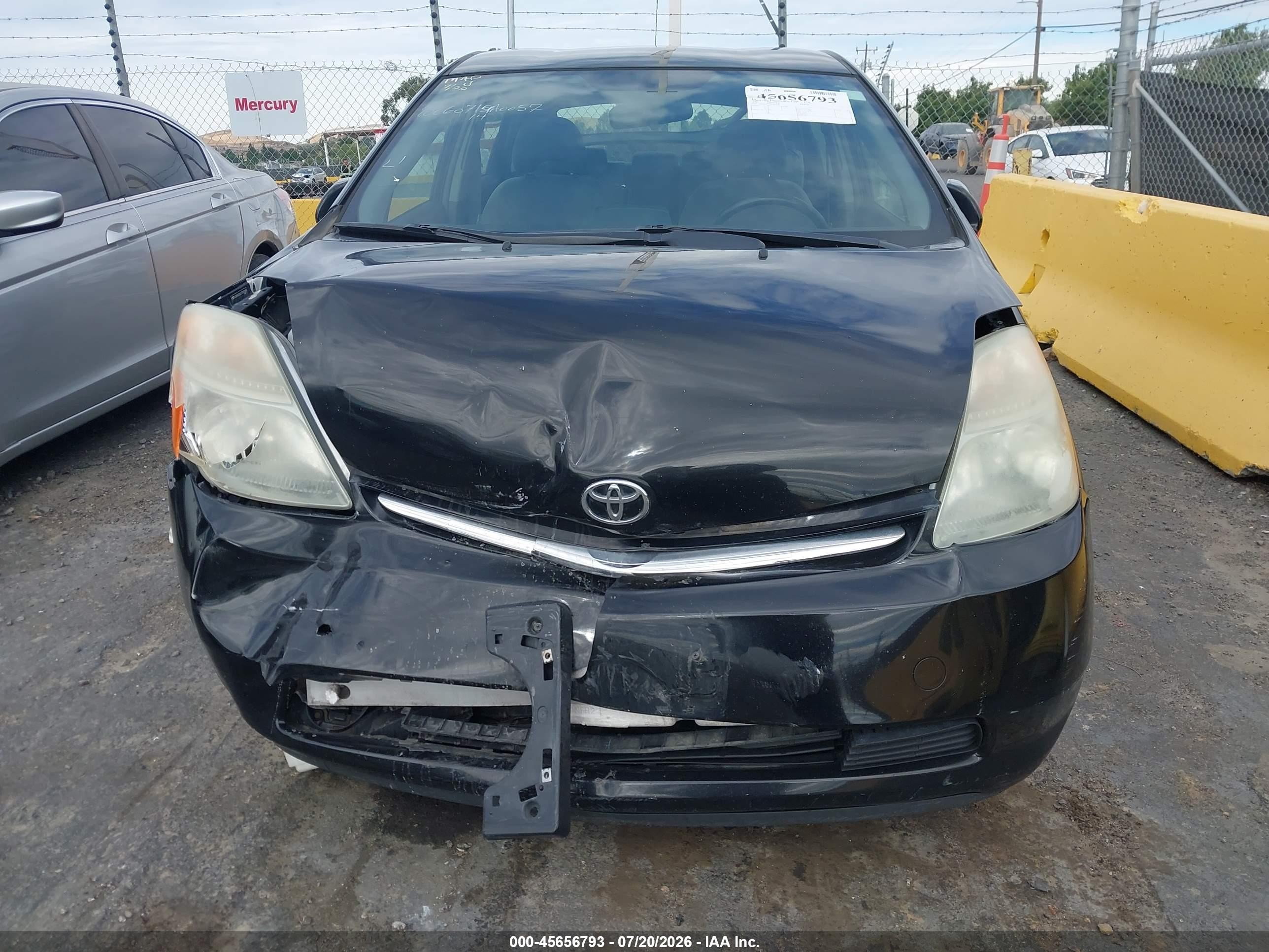 2007 Toyota Prius   Black vin: JTDKB20U277593590
