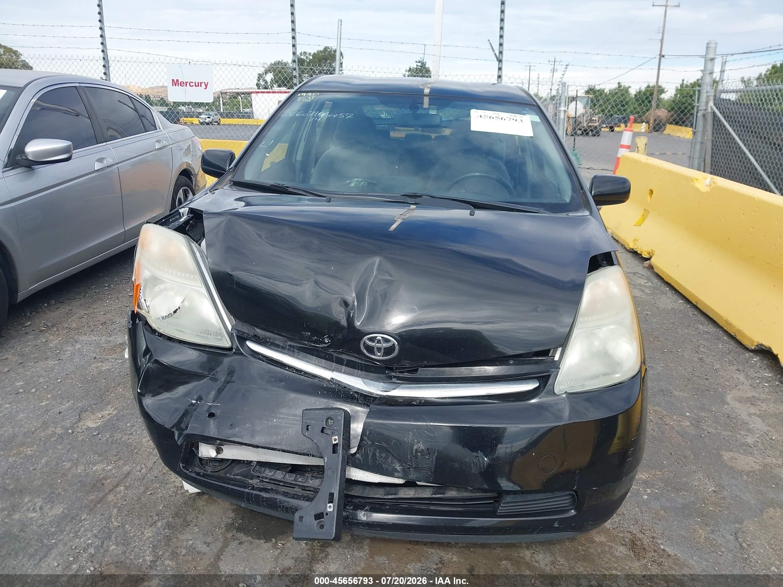 2007 Toyota Prius   Black vin: JTDKB20U277593590