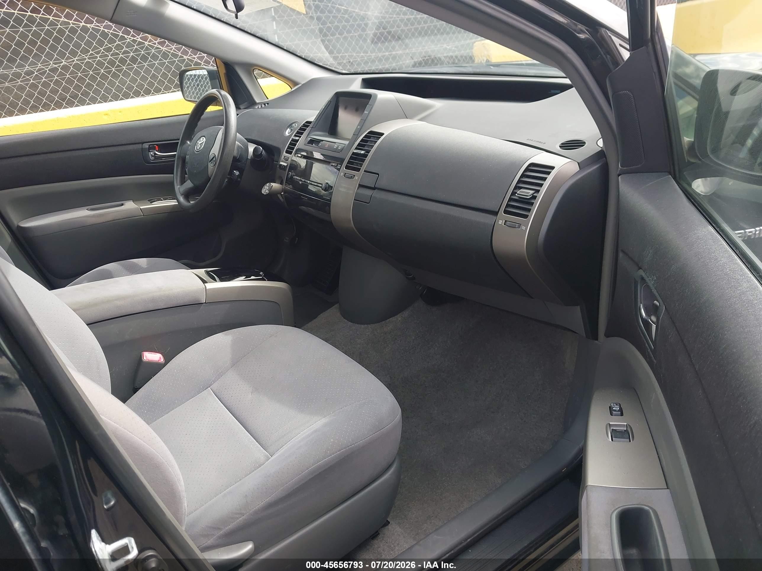 2007 Toyota Prius   Black vin: JTDKB20U277593590